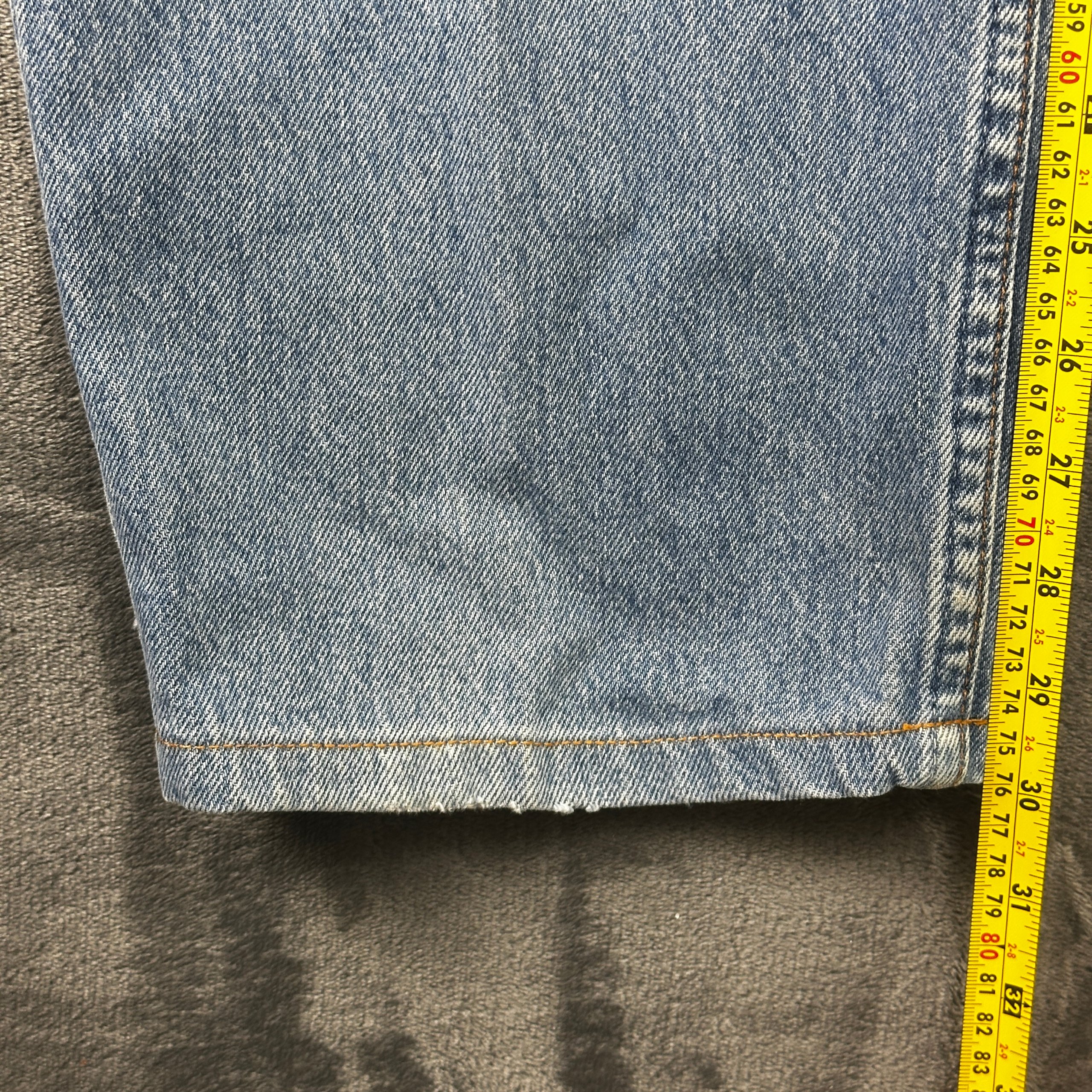 Levi's 504 Straight Fit Light Wash Jeans | W38 L32 image 6