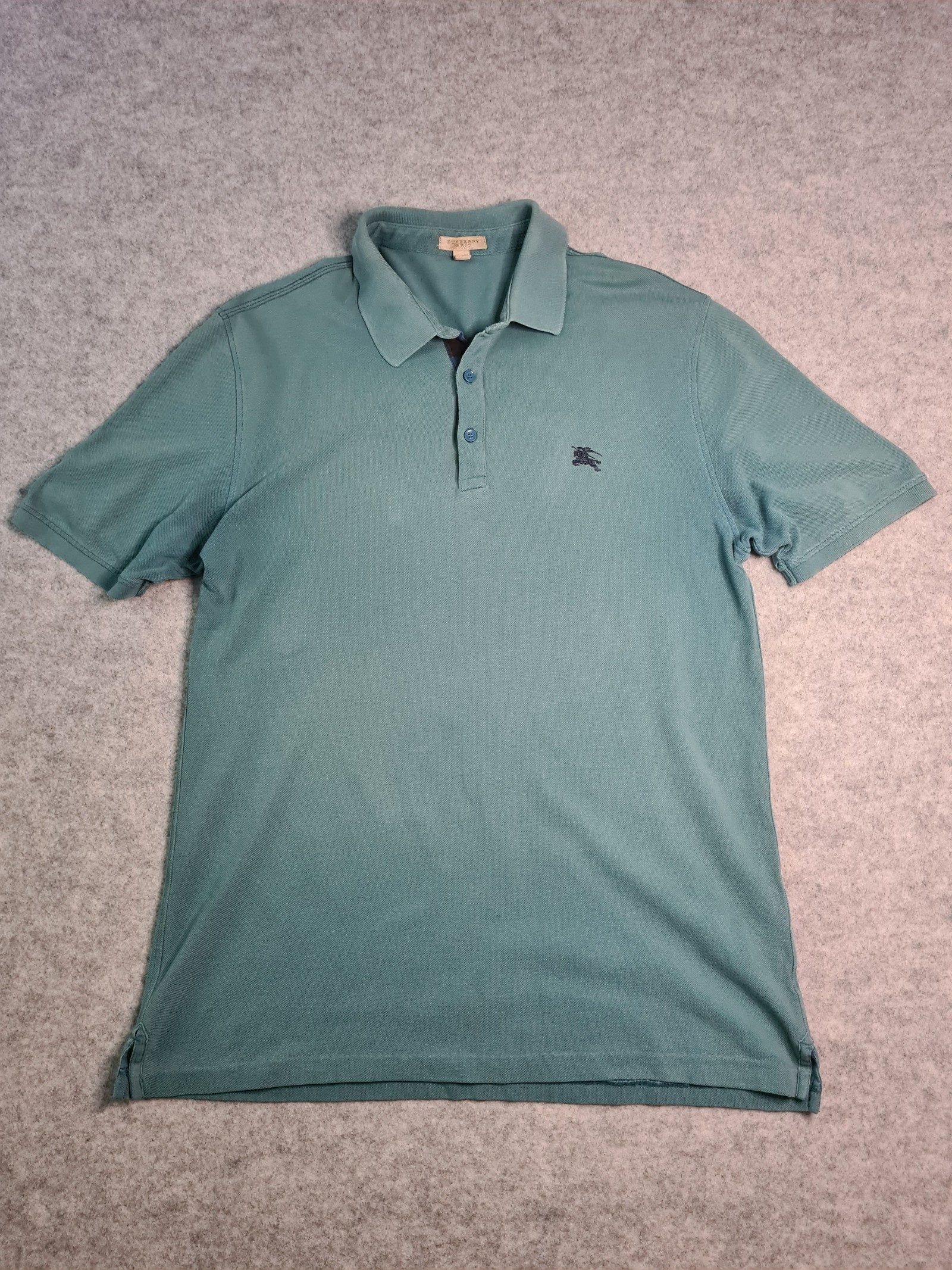 Burberry Brit Men’s Green Polo Shirt Large Cotton 1145