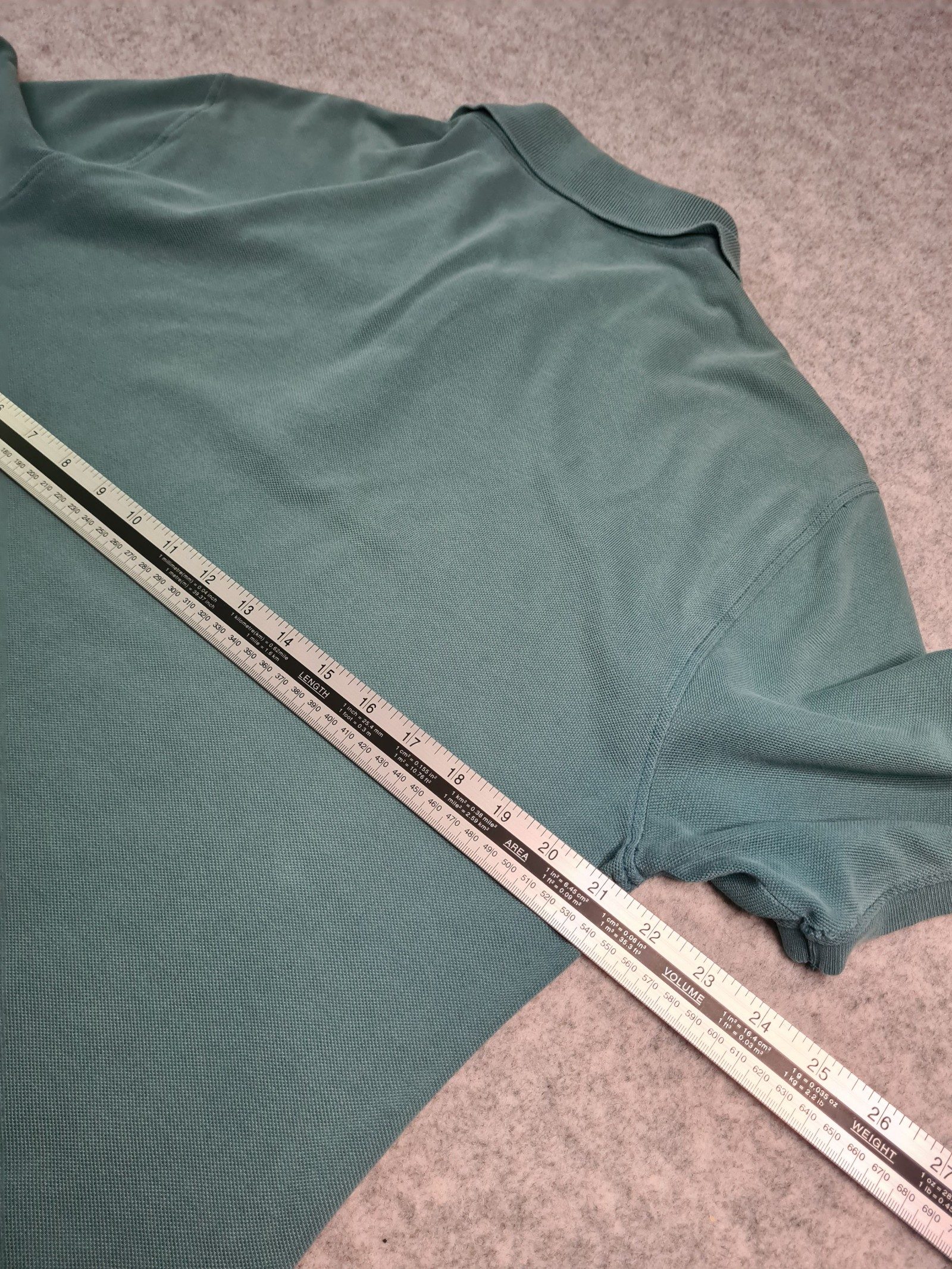 Burberry Brit Men’s Green Polo Shirt Large Cotton 1145 image 5