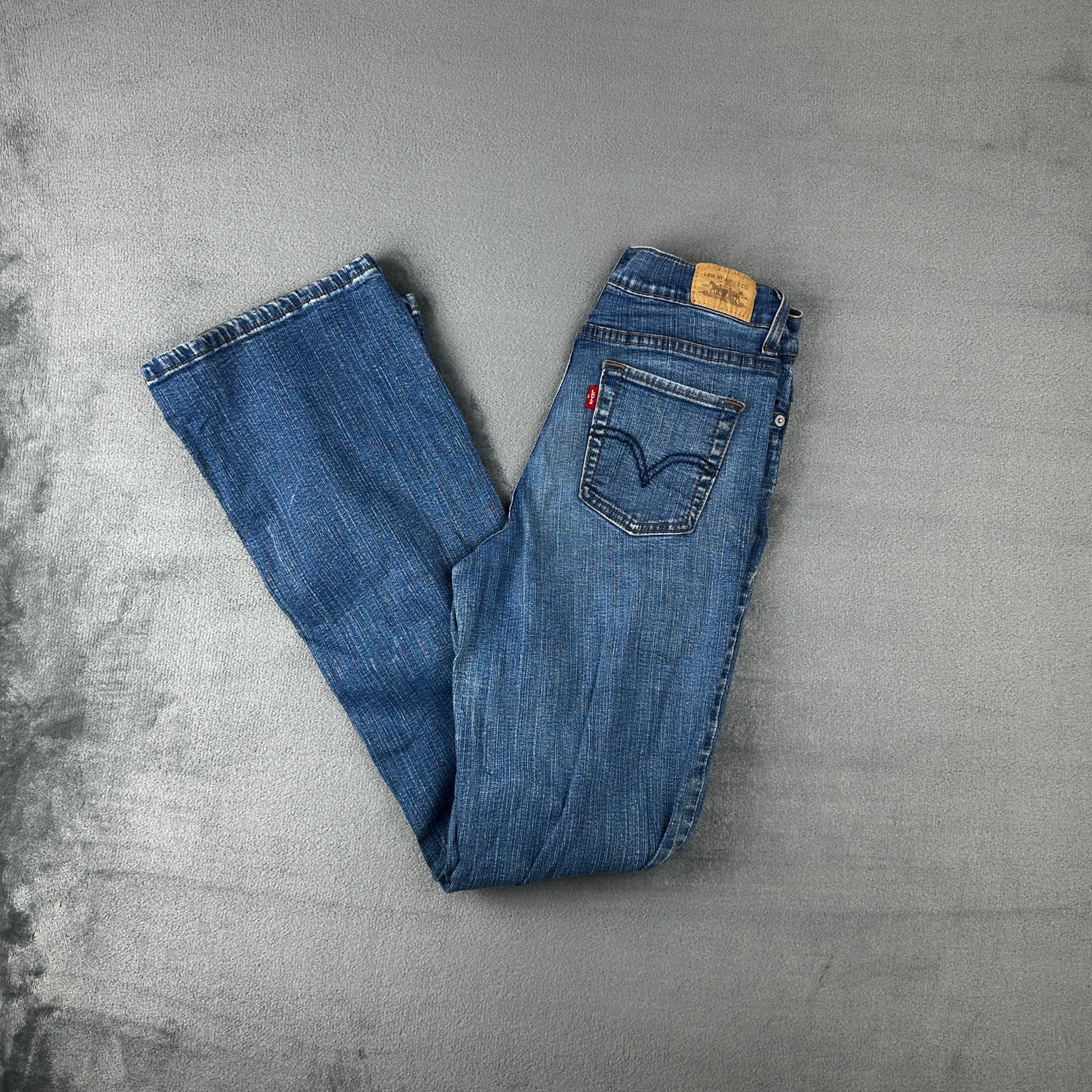 Levi's 512 Perfectly Slimming Blue Bootcut Jeans W28 L30