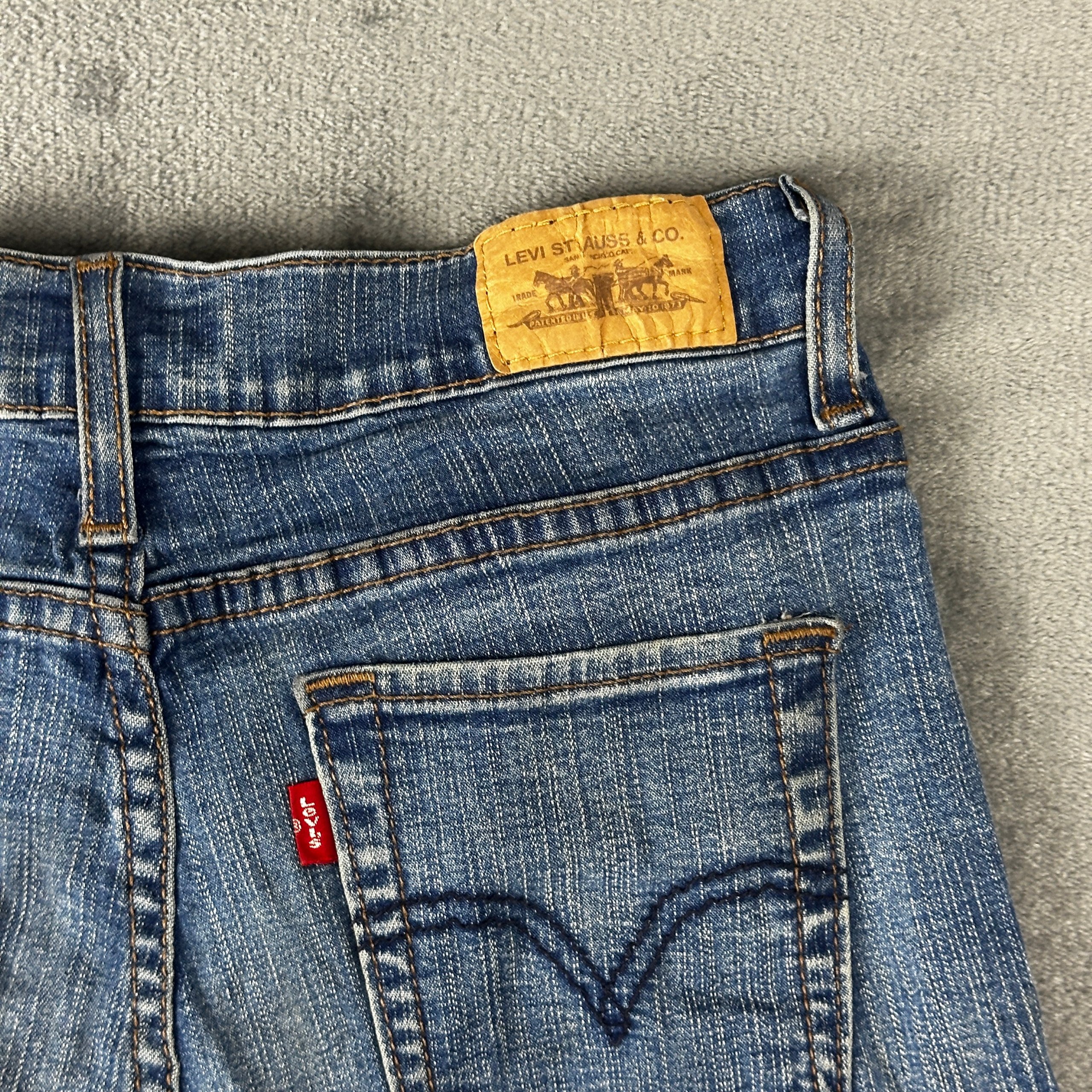Levi's 512 Perfectly Slimming Blue Bootcut Jeans W28 L30 image 8