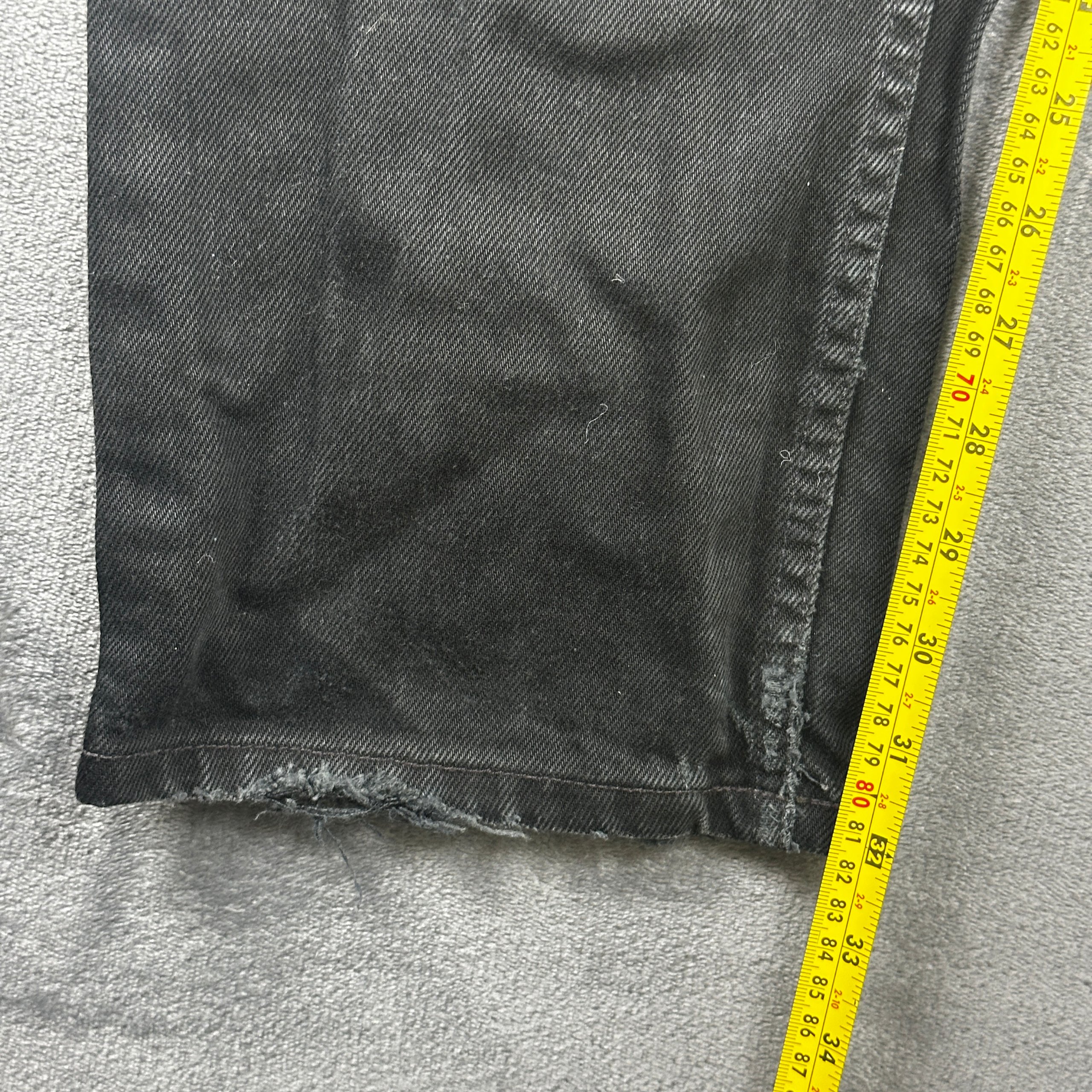 Vintage Levi's 615 Orange Tab Black Slim Straight Jeans W33 L32 image 6