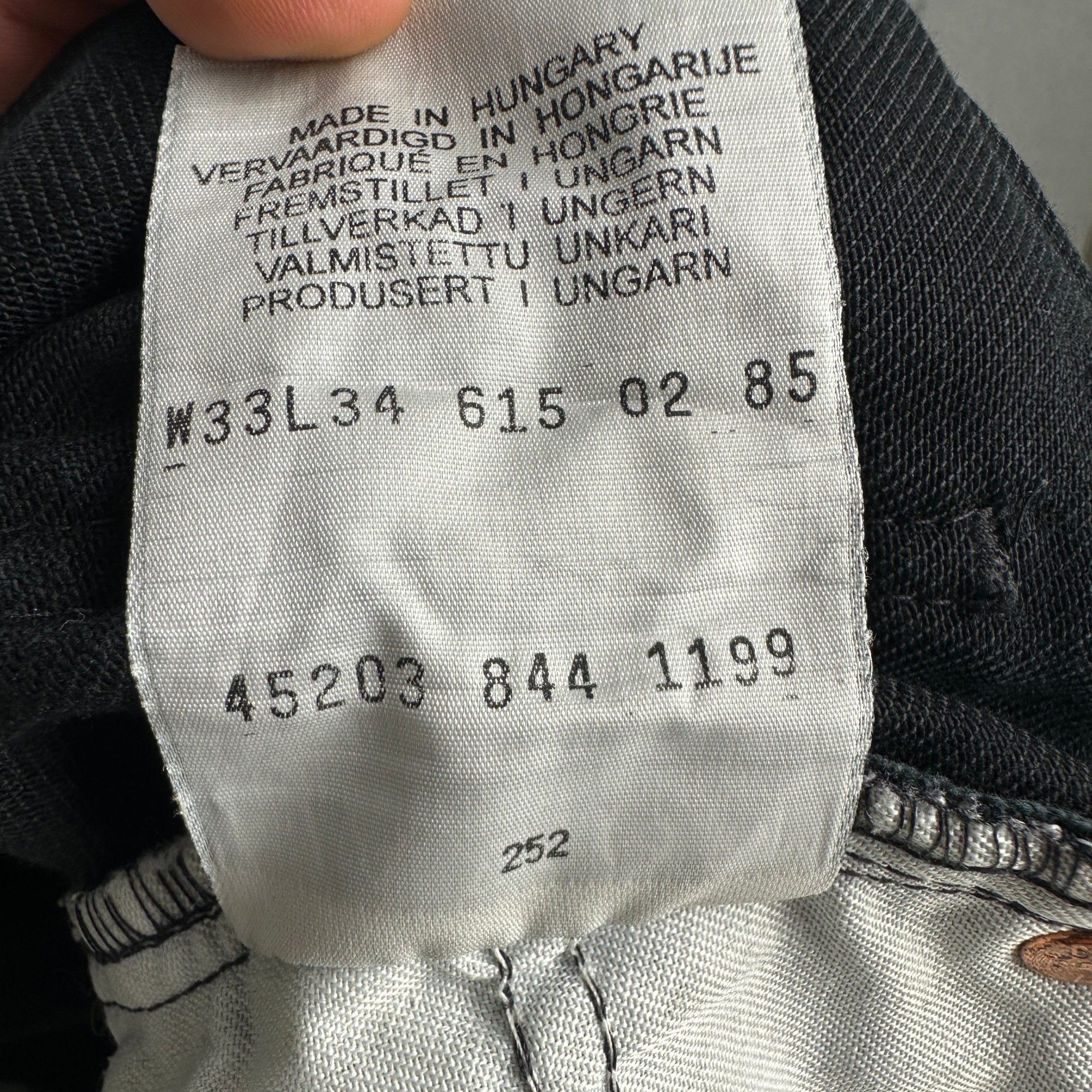 Vintage Levi's 615 Orange Tab Black Slim Straight Jeans W33 L32 image 9