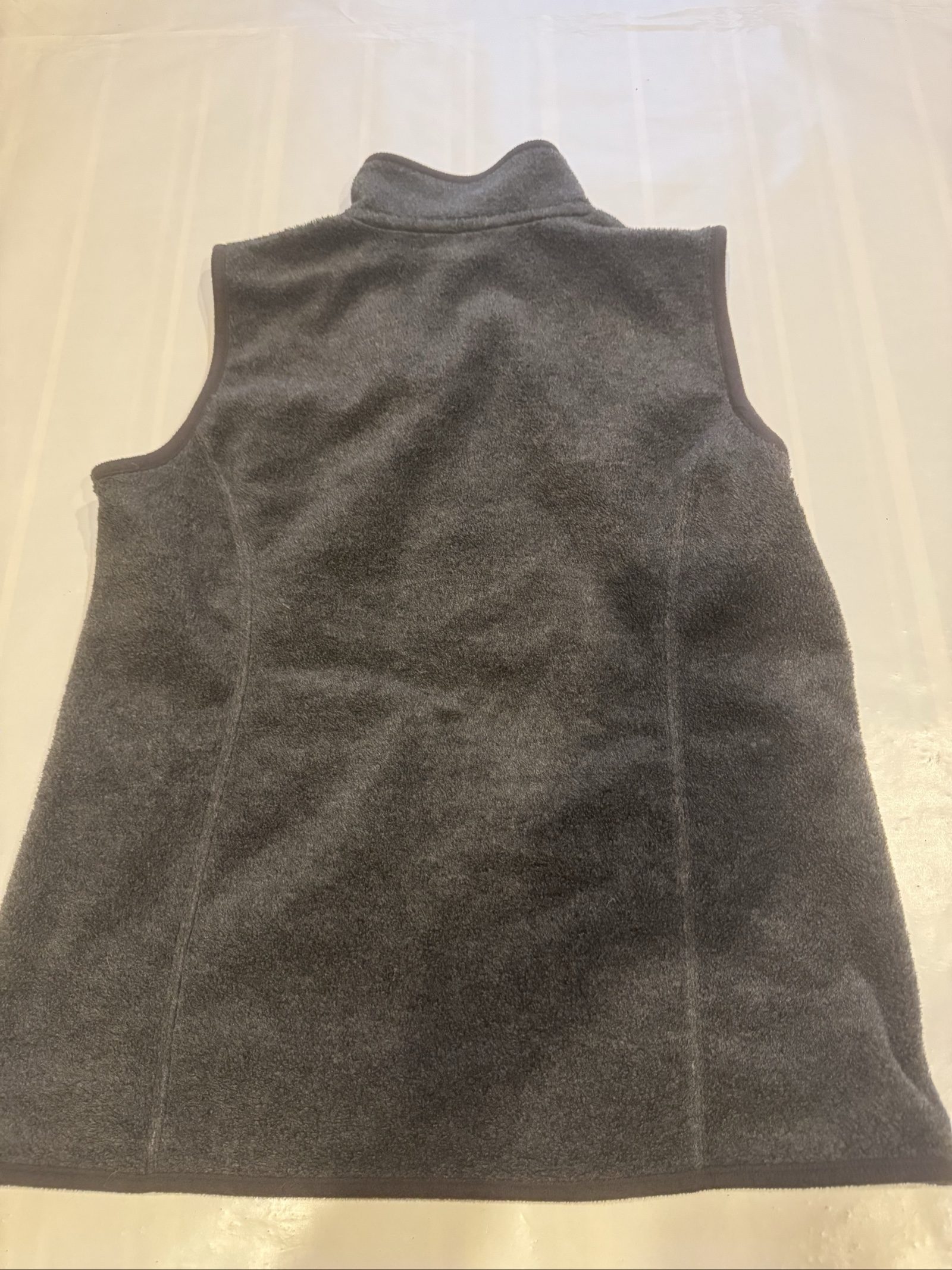 Karen Scott Grey Fleece Vest Small 100% Polyester image 7