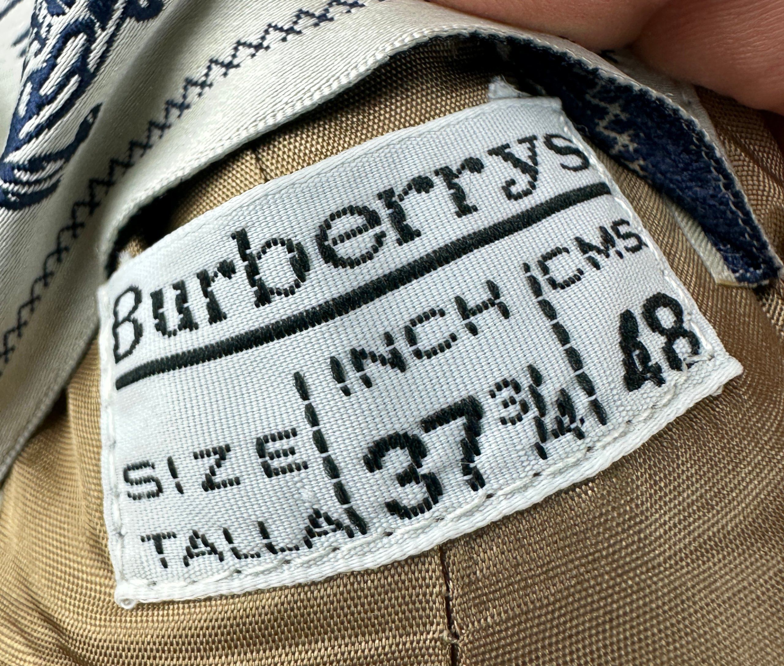 Vintage Burberrys Houndstooth Wool Blazer – Brown & Beige image 7