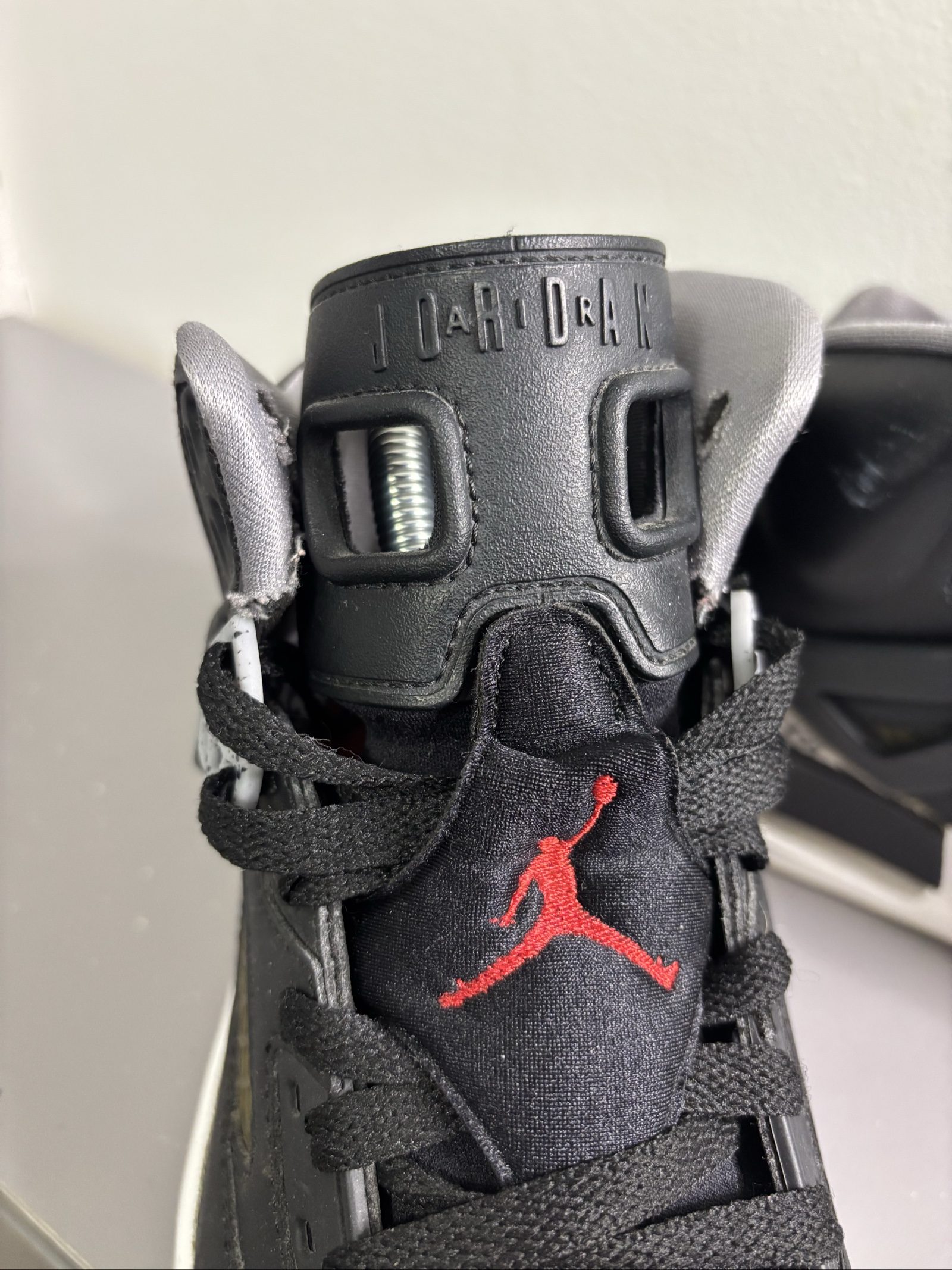 Jordan Black & Grey Air Jordan Spizike UK 6 Sneakers image 4