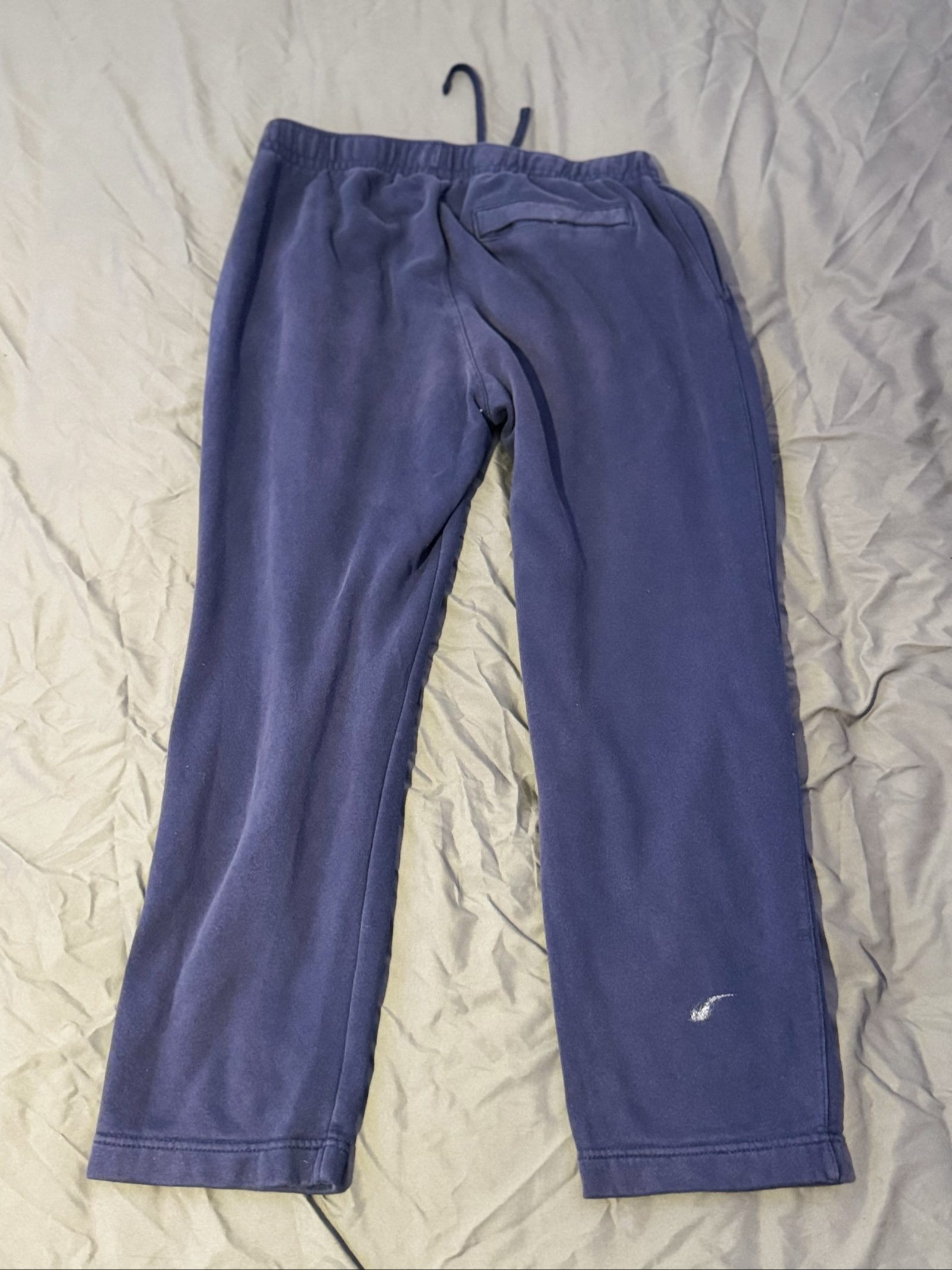 Nike Navy Blue Joggers Large with White Logo image 3