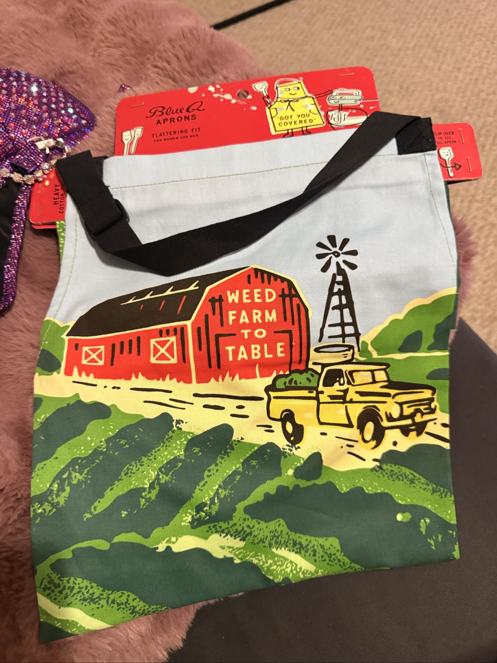 Blue Q Multi Weed Farm to Table Cotton Apron One Size image 3