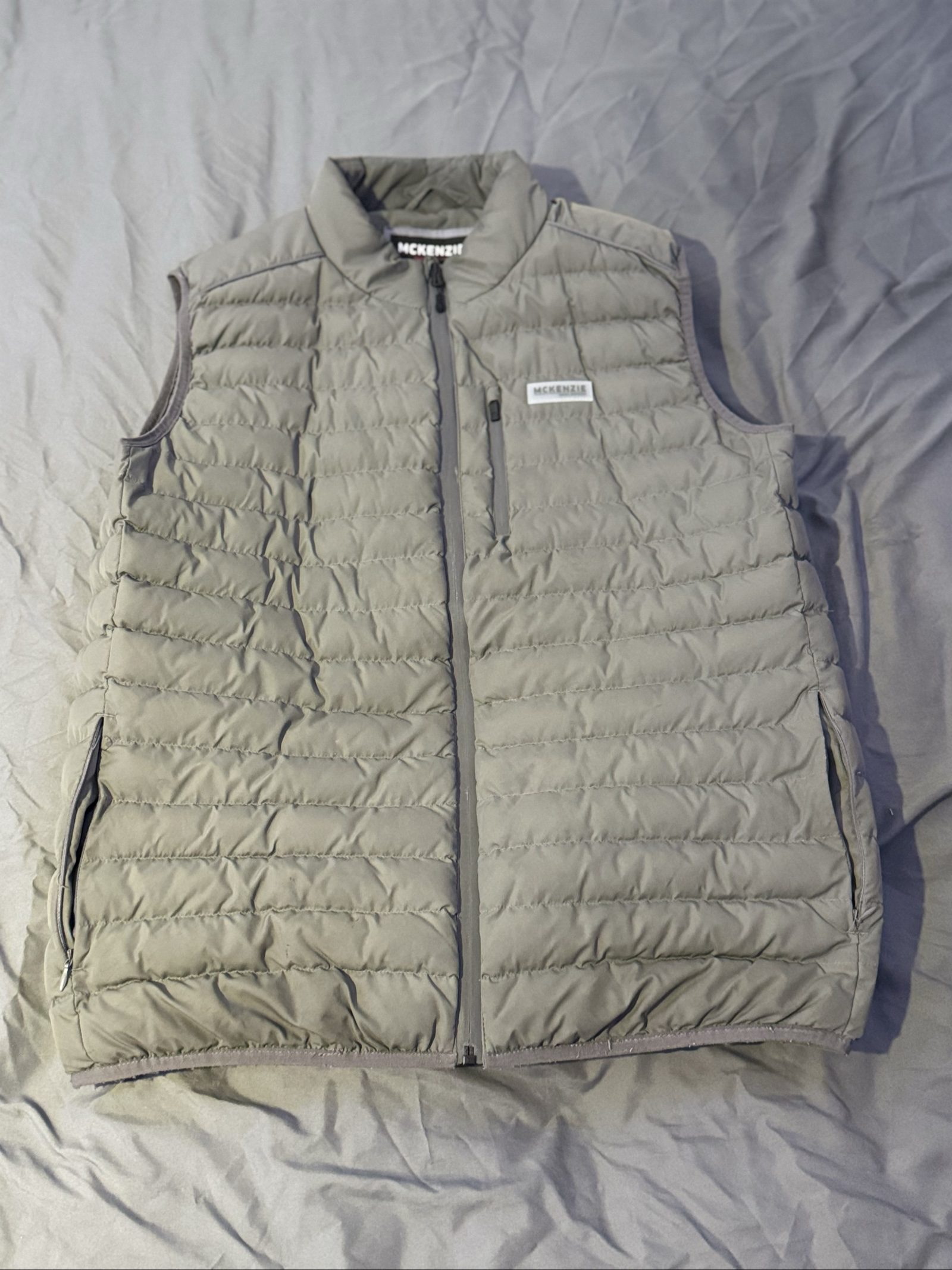 McKenzie Men's Beige Quilted Puffer Gilet - XL