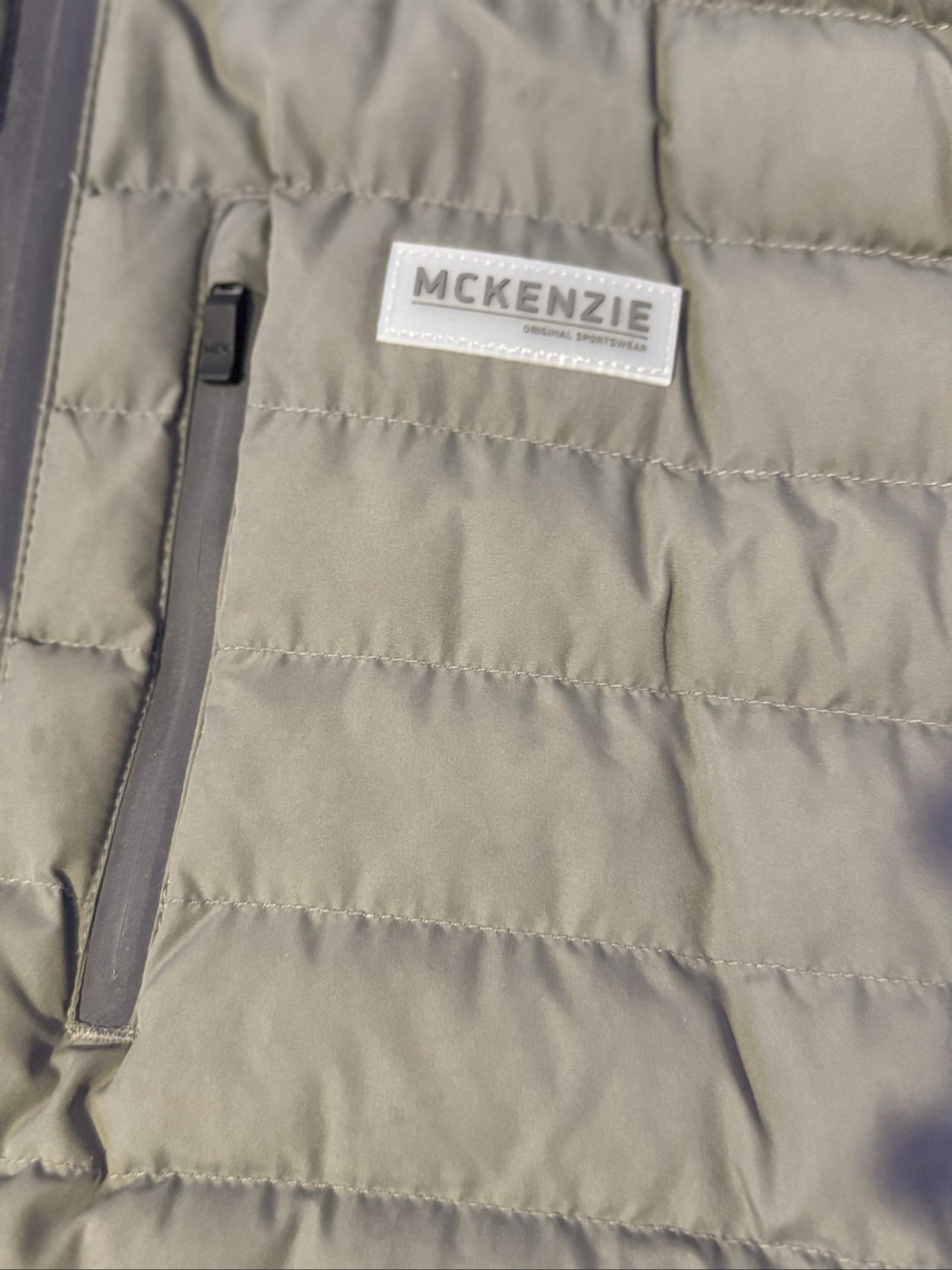 McKenzie Men's Beige Quilted Puffer Gilet - XL image 3