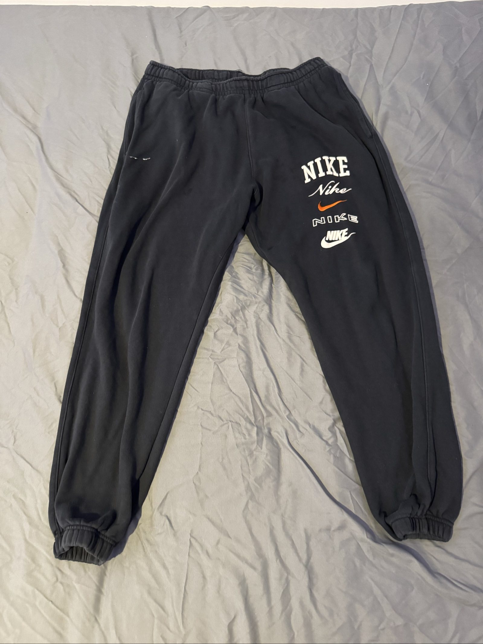 Nike Black Joggers - XL image 2