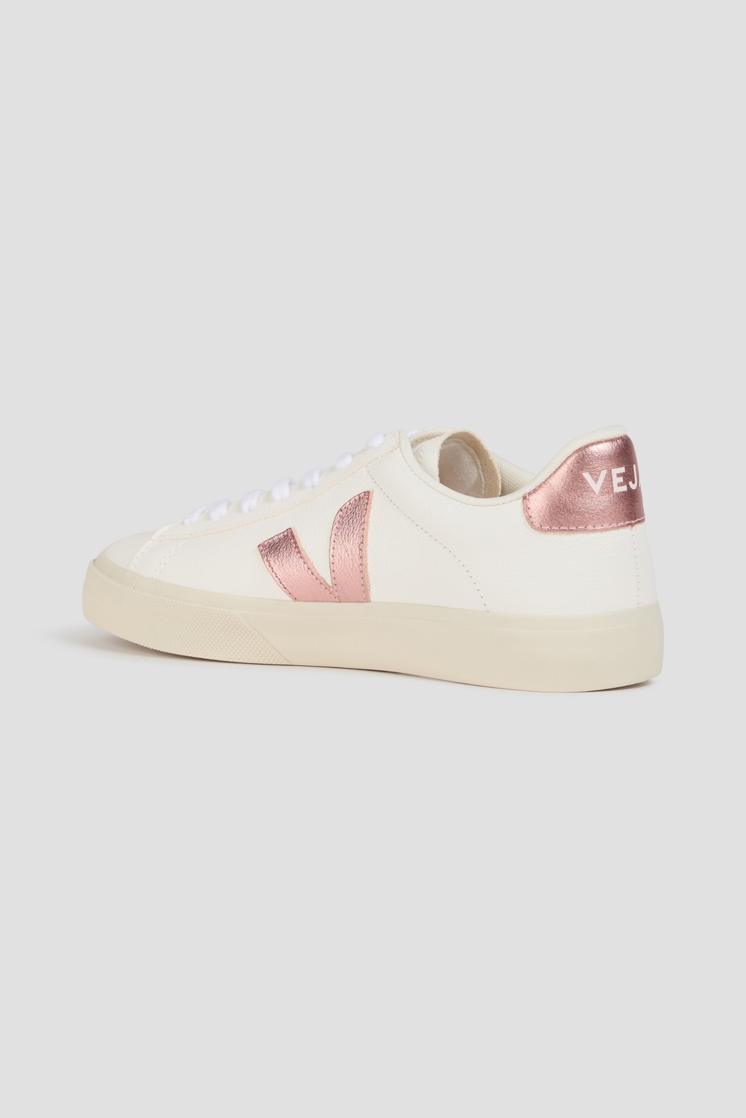 New Veja Esplar Logo Leather Sneakers Extra White/Petale Size EU 38 / US 7 image 4