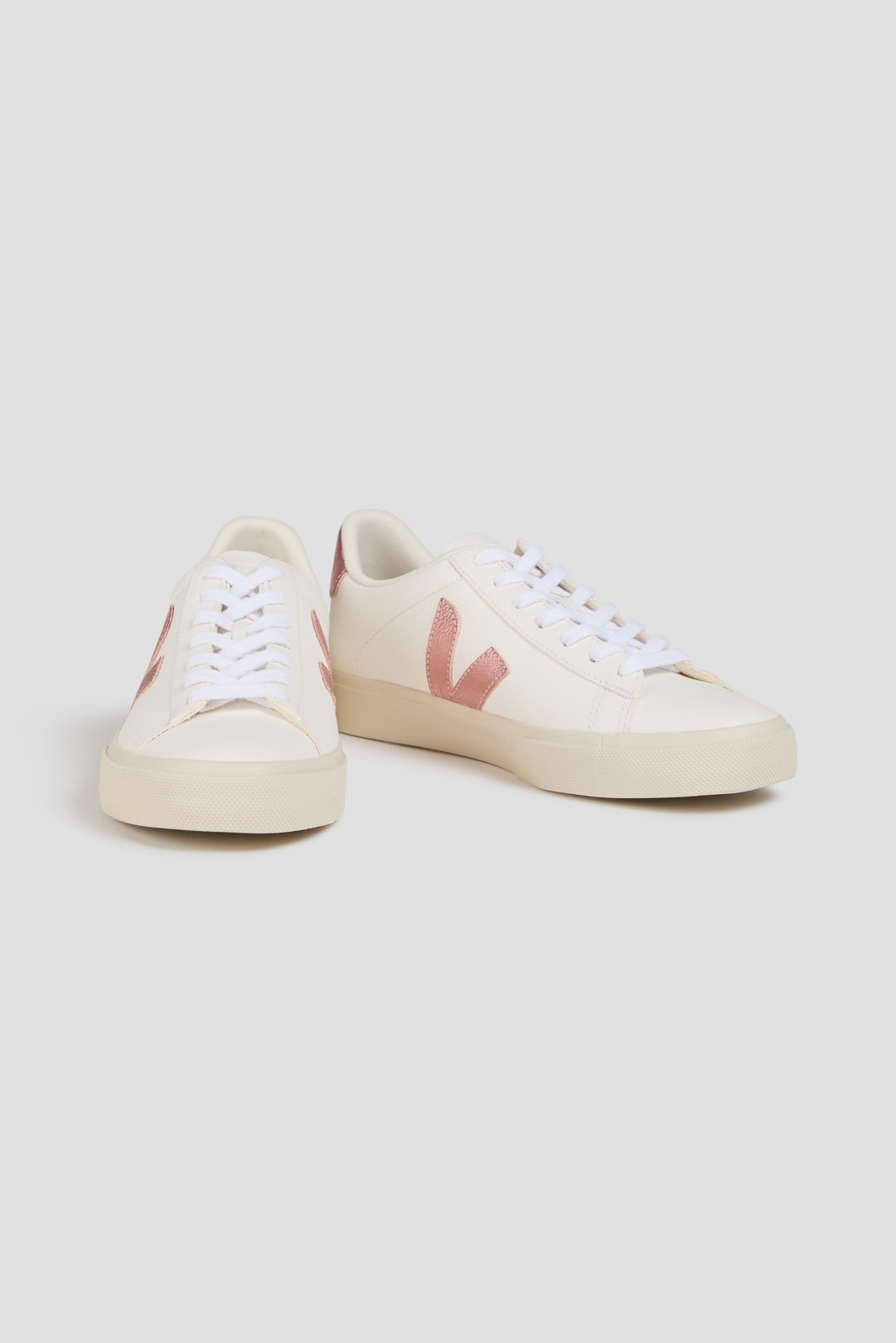 New Veja Esplar Logo Leather Sneakers Extra White/Petale Size EU 38 / US 7