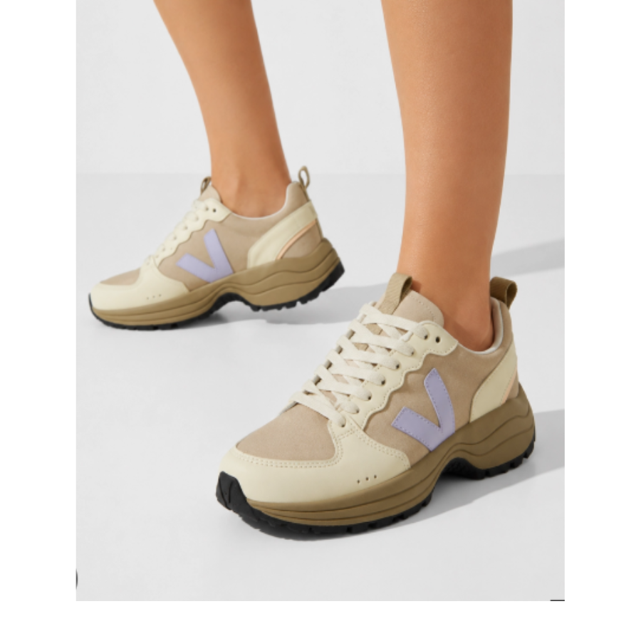 New Veja Venturi VC Suede Sneakers Almond/Swan Size EU 39 / US 8 image 2