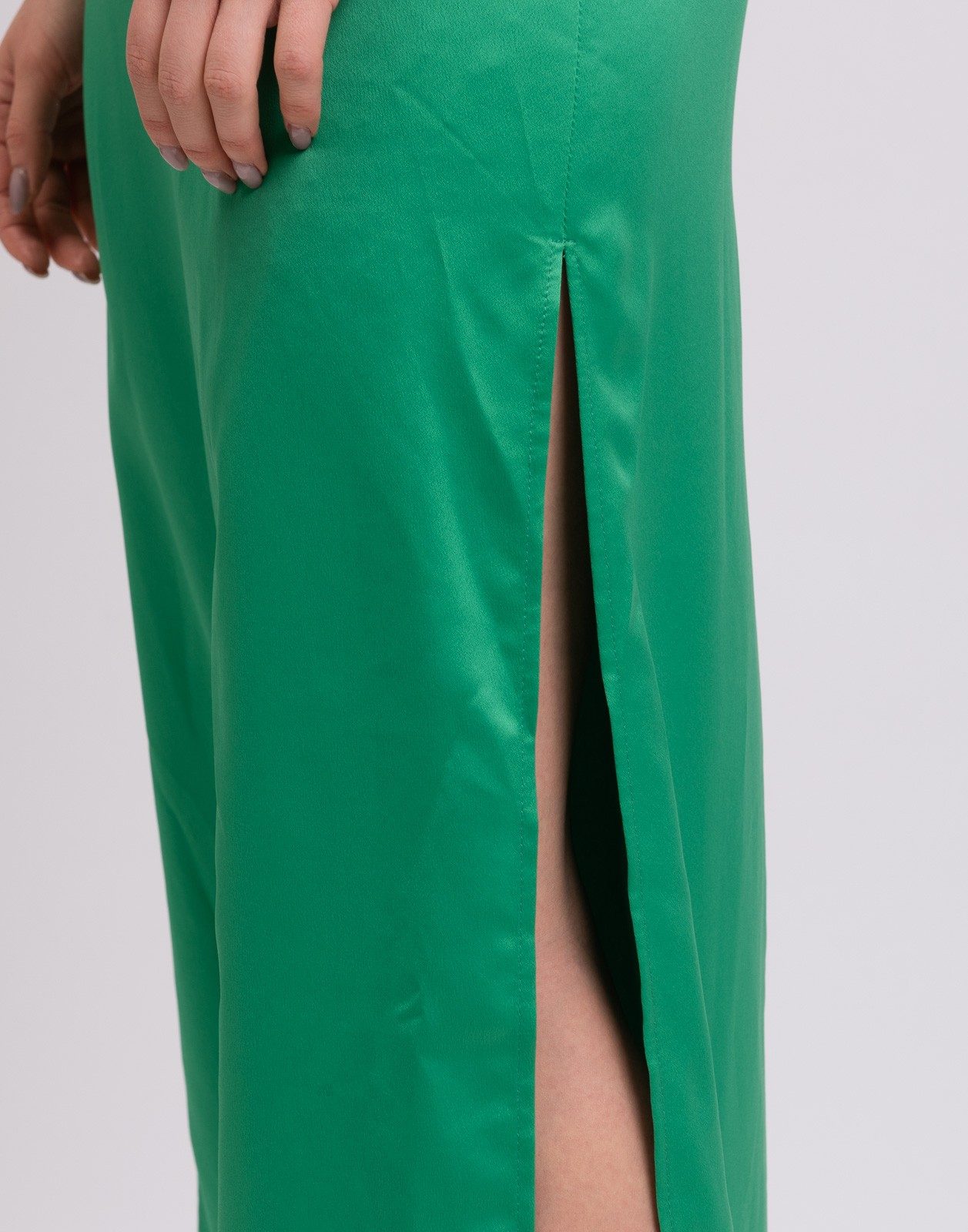 New Simona Corsellini Green Off-Shoulder Maxi Dress Size M image 6