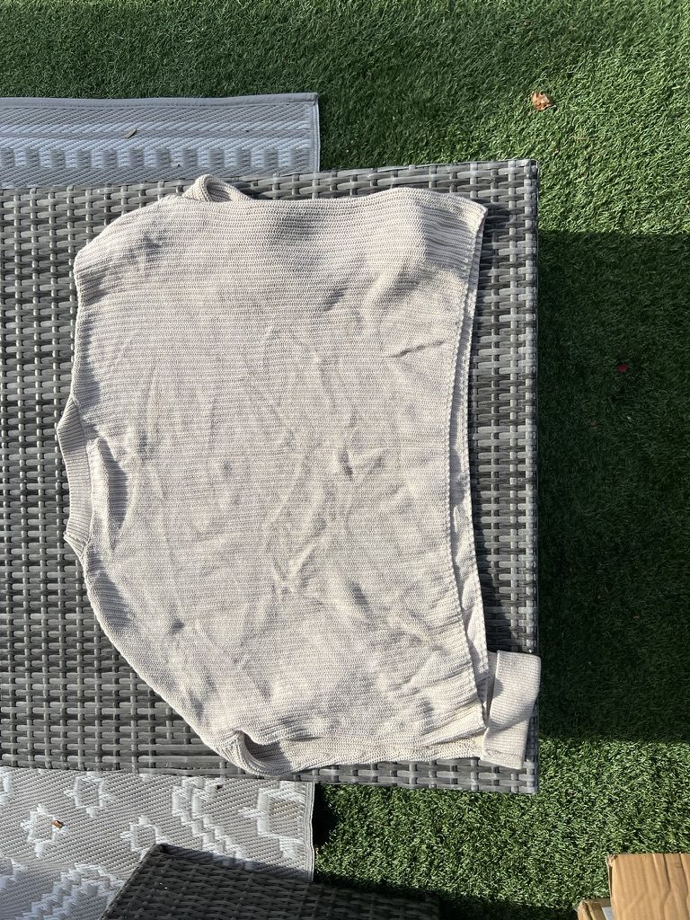 N.82 Beige Knit Sweater Medium Cotton Wool image 3