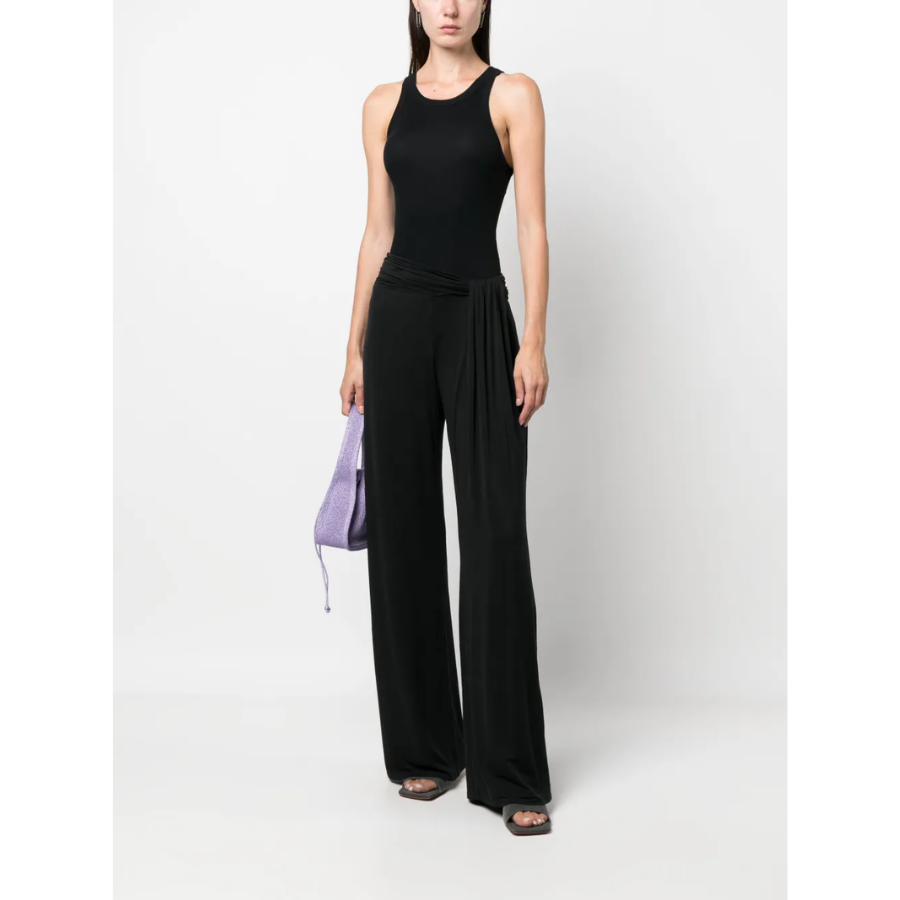New Gauge81 Black Loutro Wide-Leg Drape Trousers Size M / 38 image 2