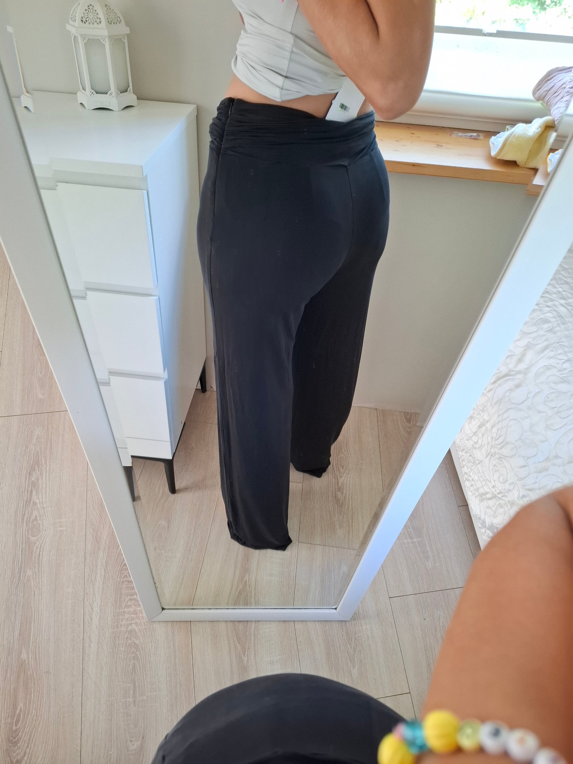 New Gauge81 Black Loutro Wide-Leg Drape Trousers Size M / 38 image 9