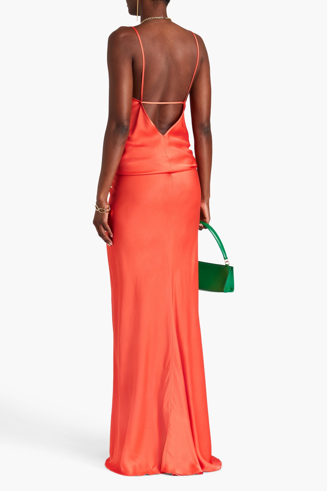 New Victoria Beckham Red Cami Top Size L image 2
