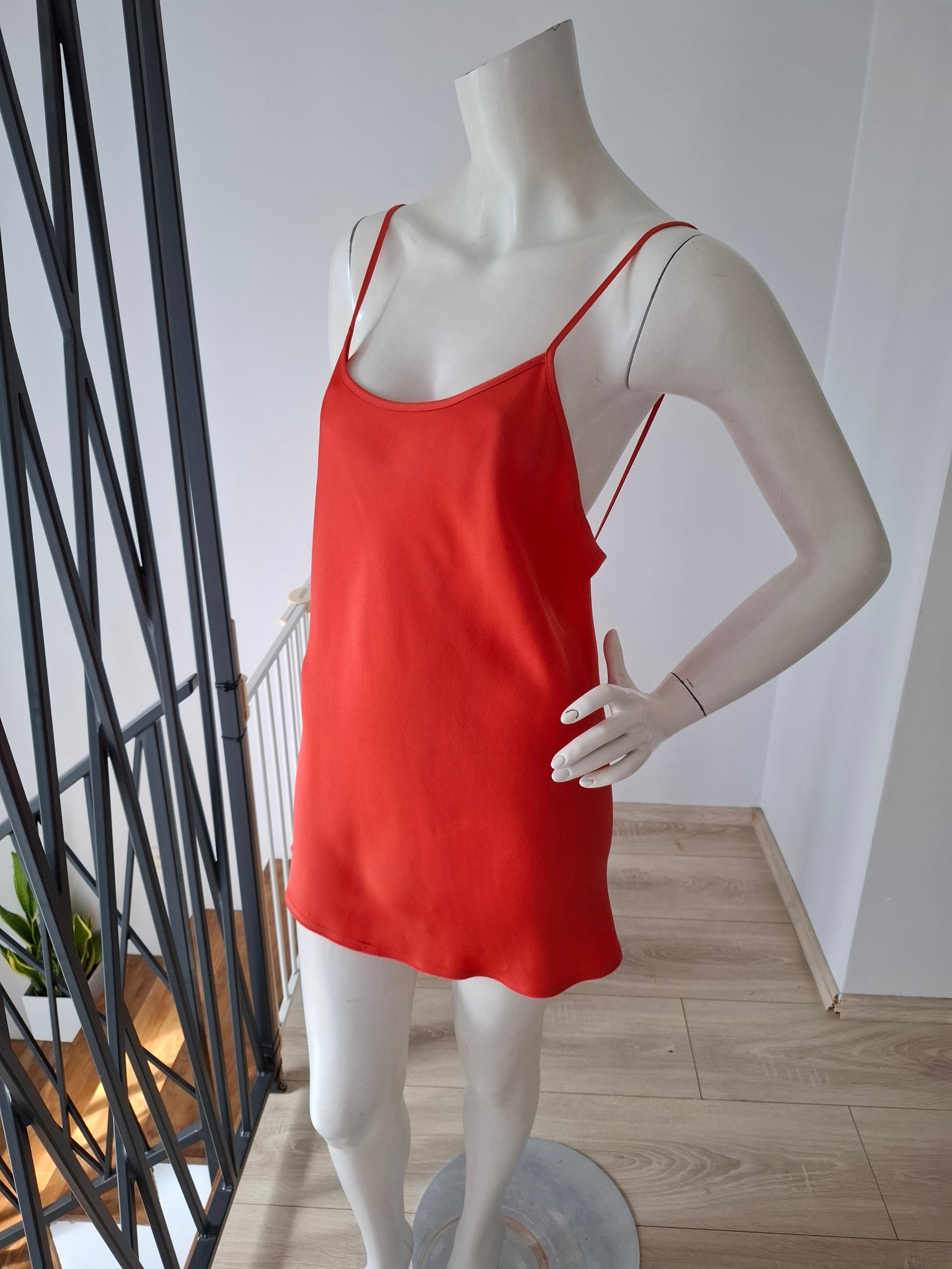New Victoria Beckham Red Cami Top Size L image 5