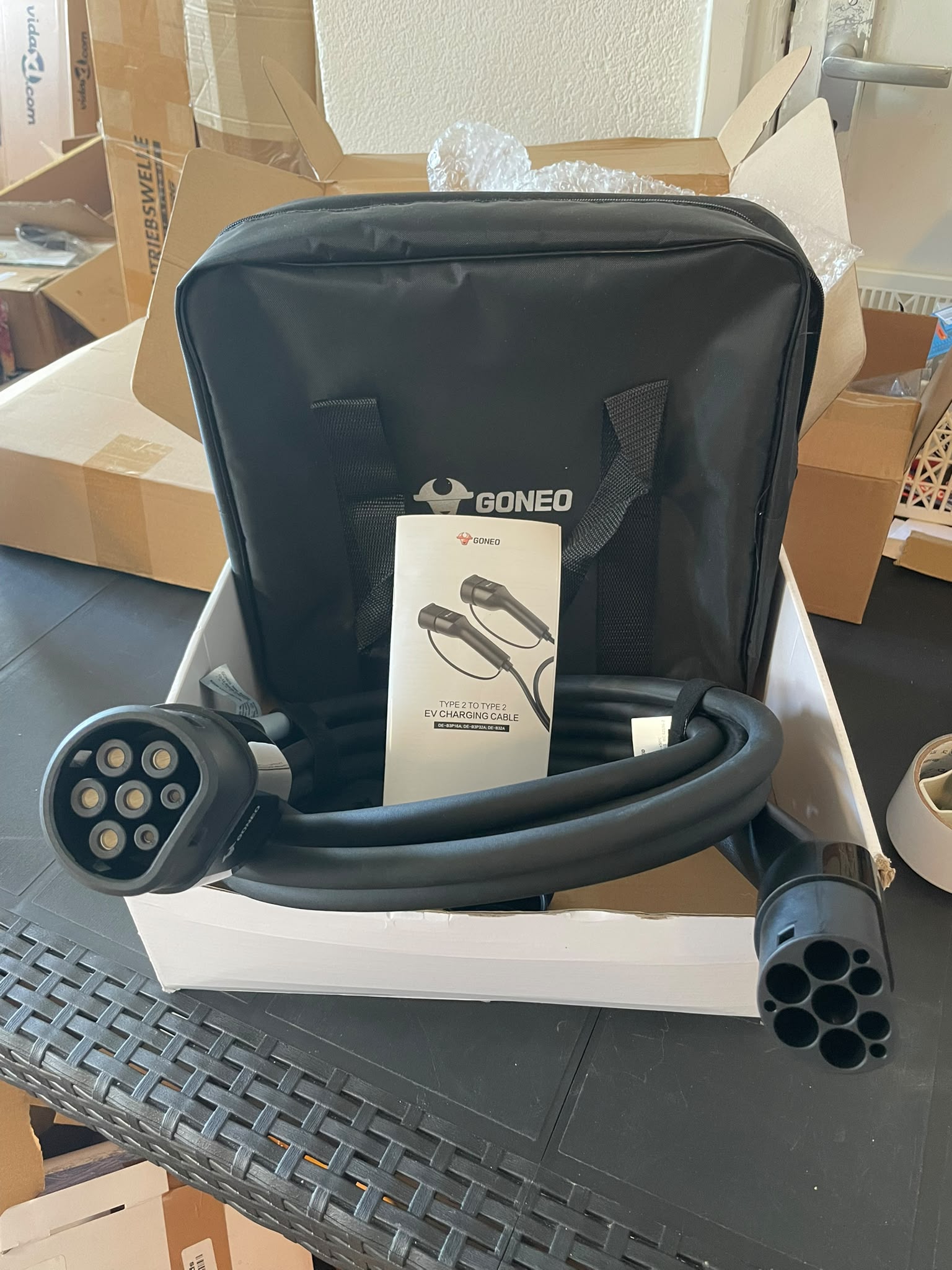 GONEO EV Laadkabel Type 2 naar Type 2