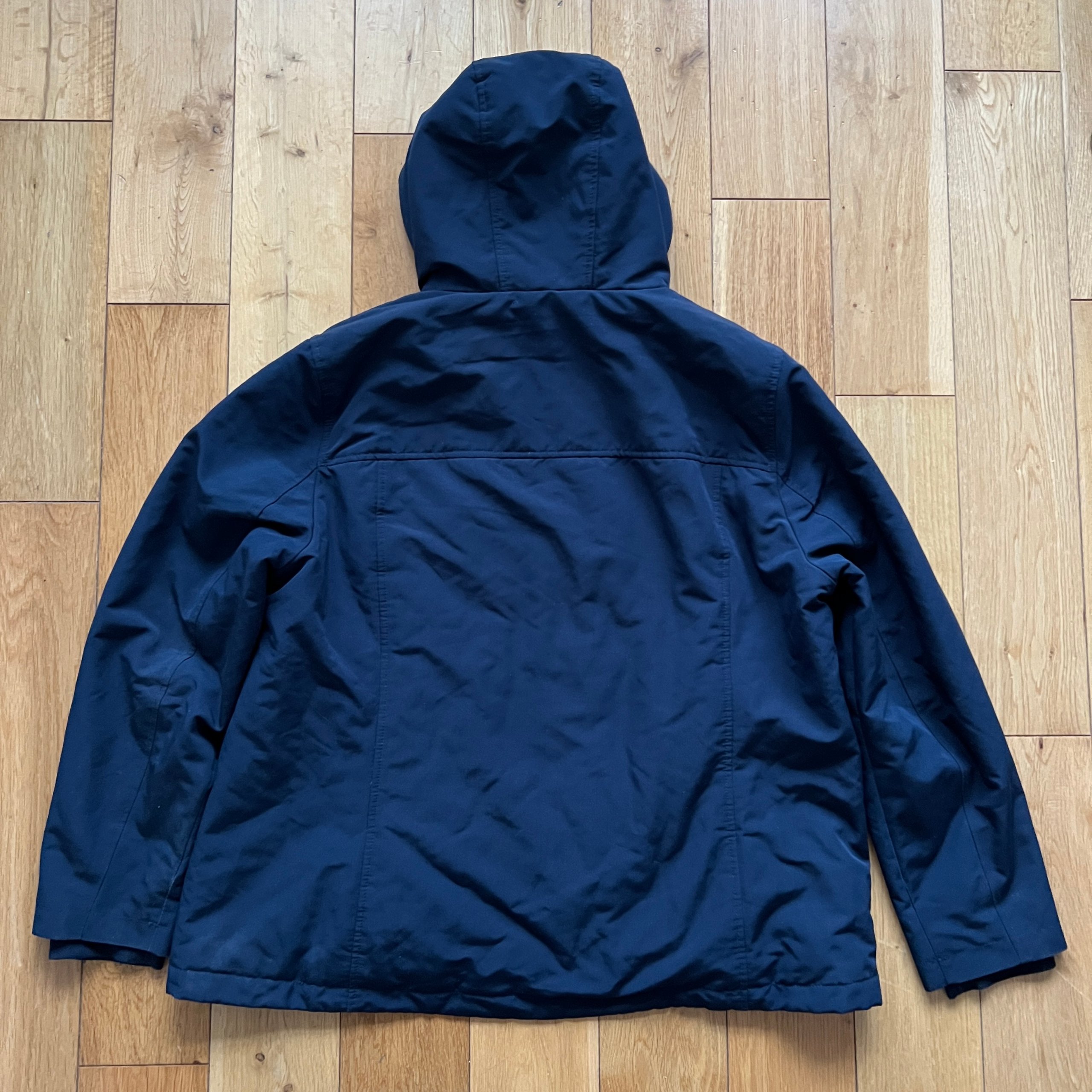 Tommy Hilfiger Women's Fleece-Lined Softshell Hooded Jacket – Navy Blue – XXL image 3