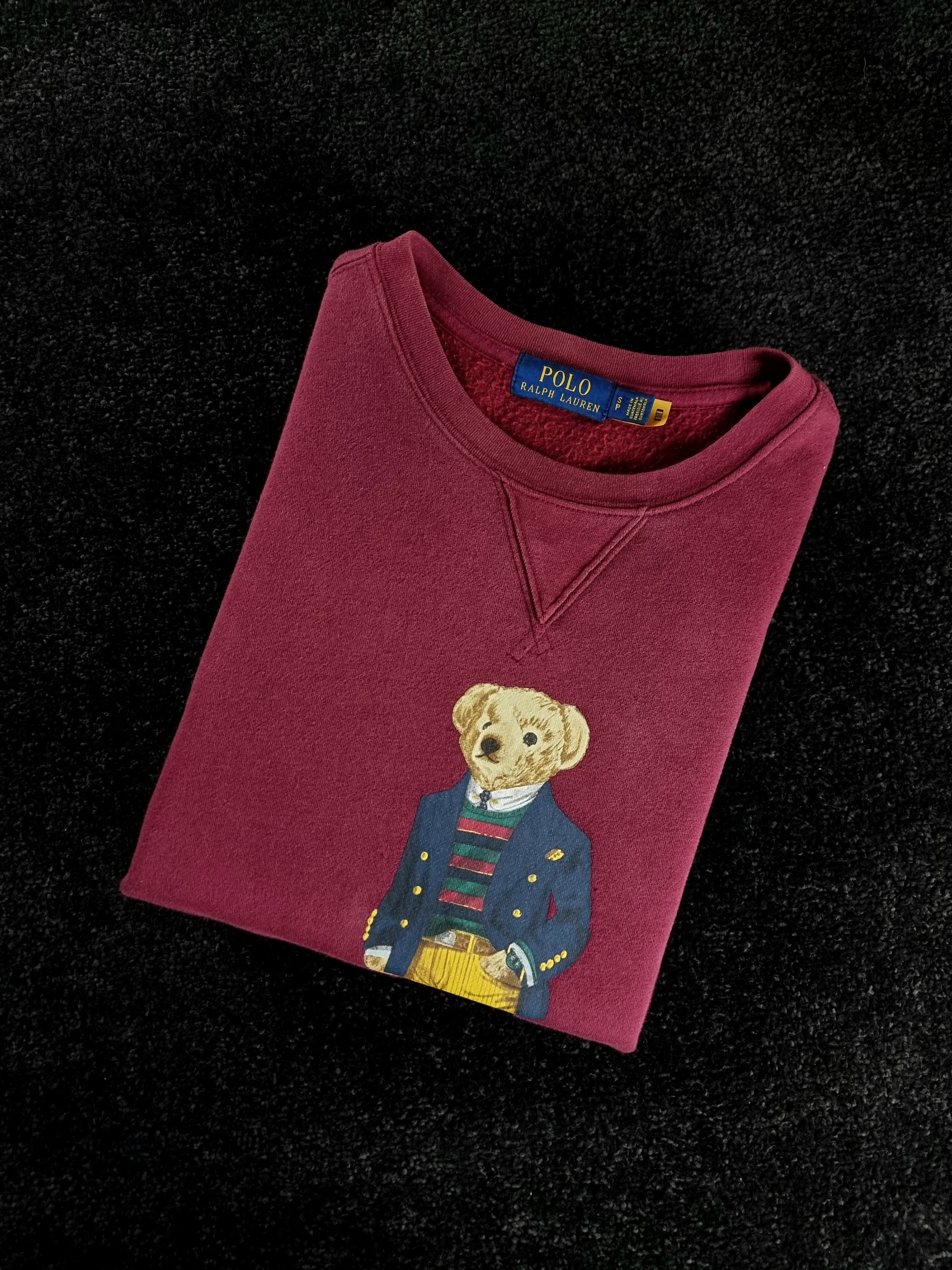 Sweater Polo Bear Polo Ralph Lauren Men's S Bordeaux