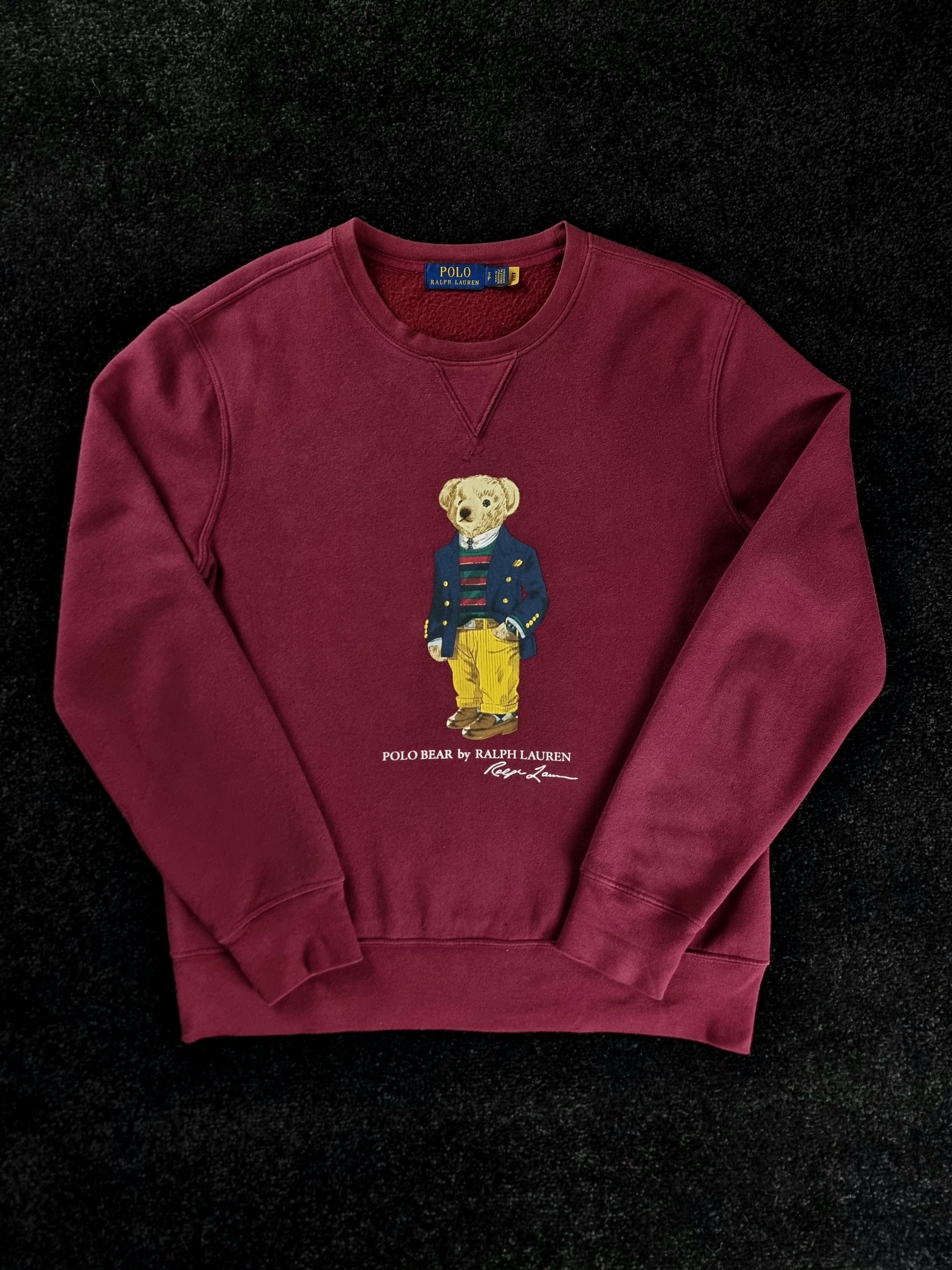 Sweater Polo Bear Polo Ralph Lauren Men's S Bordeaux image 2