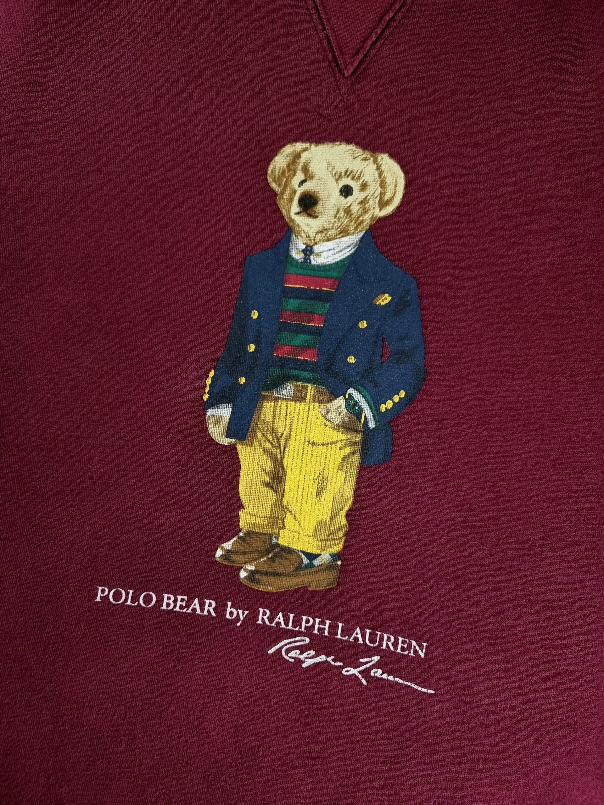 Sweater Polo Bear Polo Ralph Lauren Men's S Bordeaux image 3