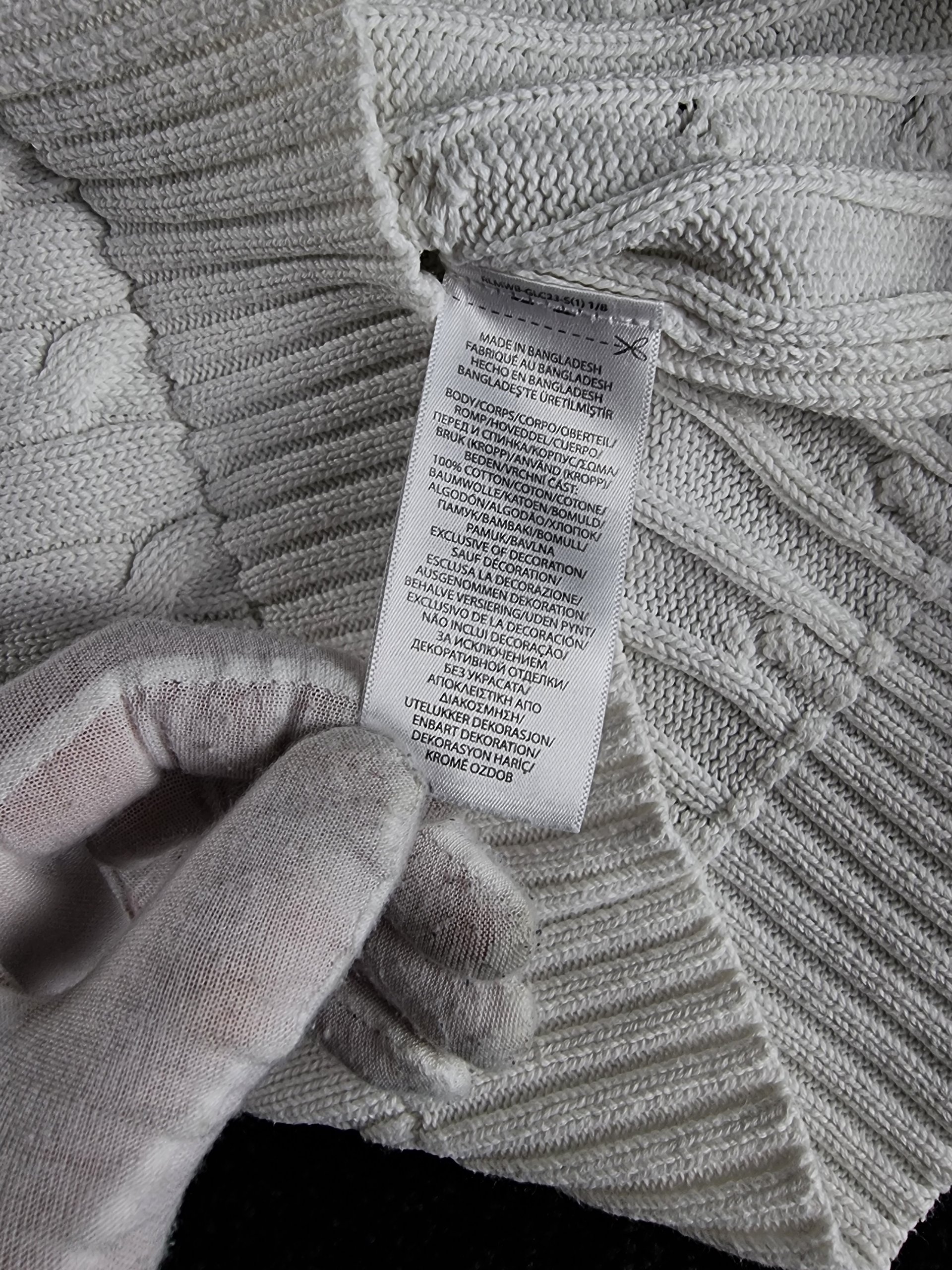 Sweater Cable Knit Polo Ralph Lauren Women M White image 8