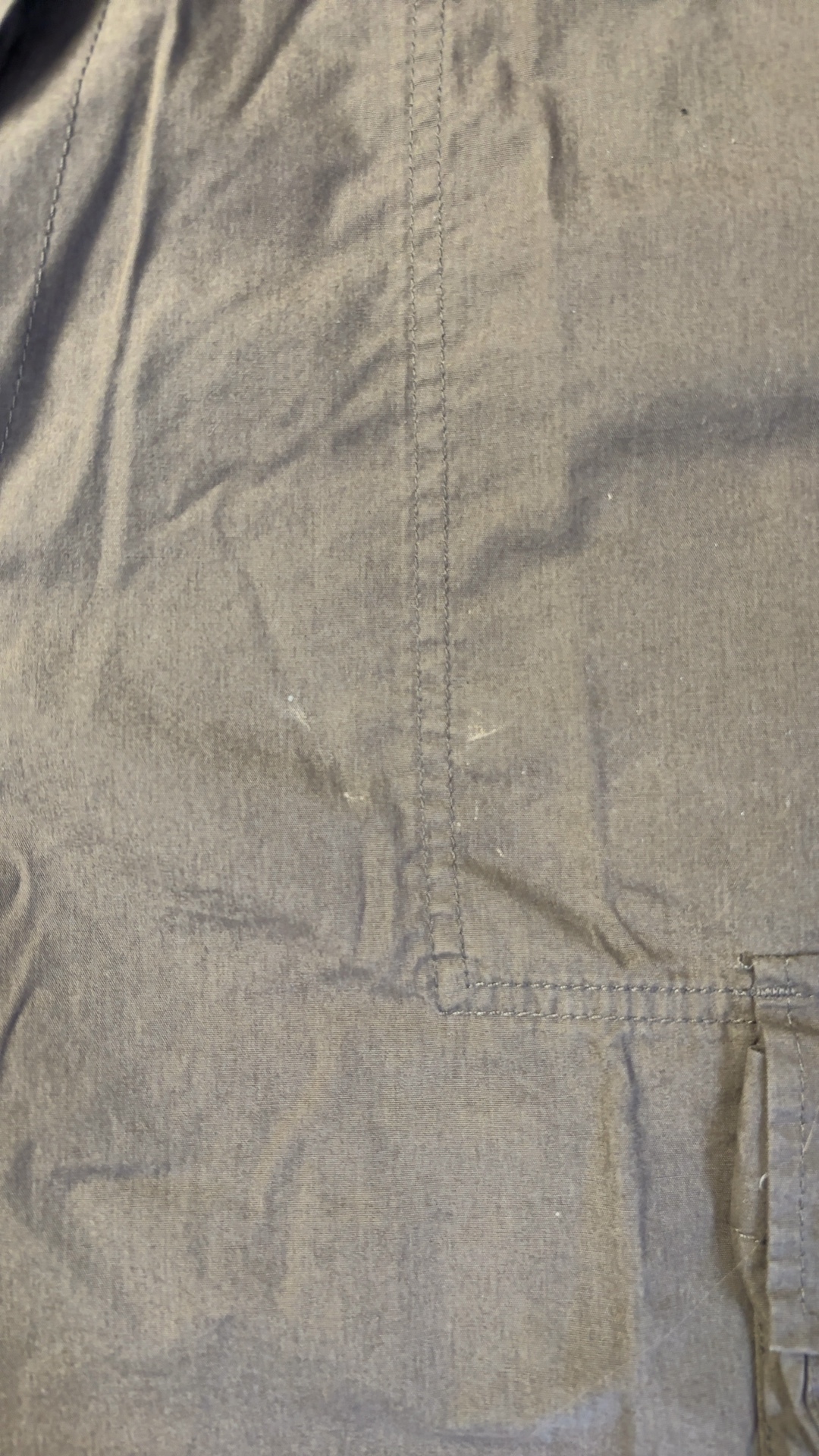 Marks & Spencer Men's Olive Green/Brown Cargo Shorts Large with Button Pockets image 5