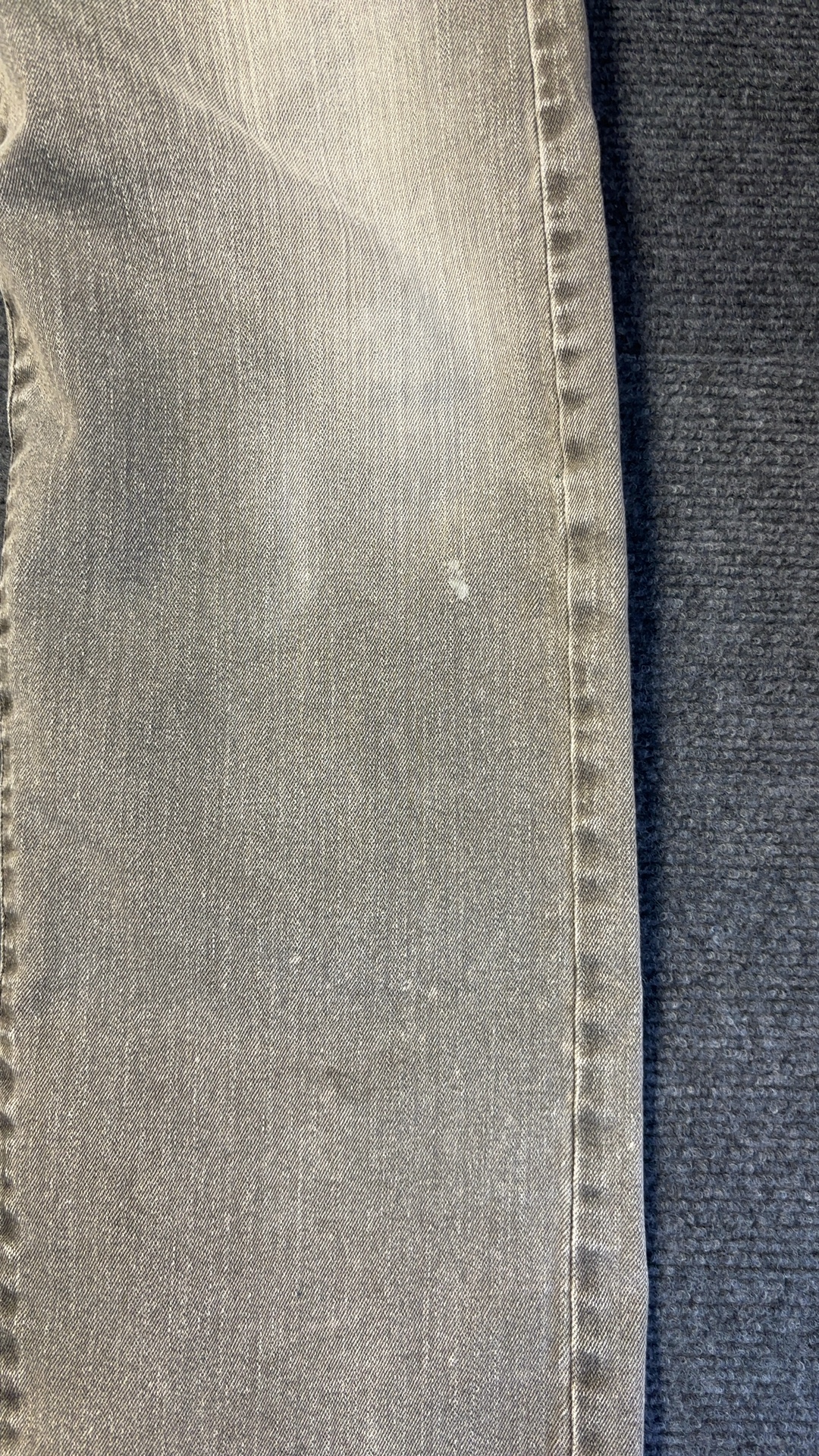 Marks & Spencer Grey Denim Jeans 36 Waist 31 Length Regular Fit image 2