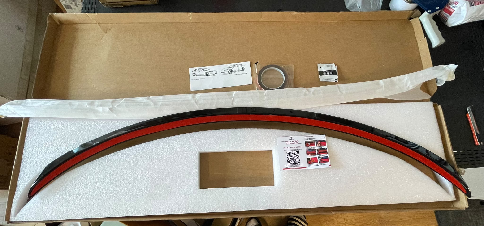 Tesla Model 3 / Model Y Spoiler / Achterklepspoiler image 4