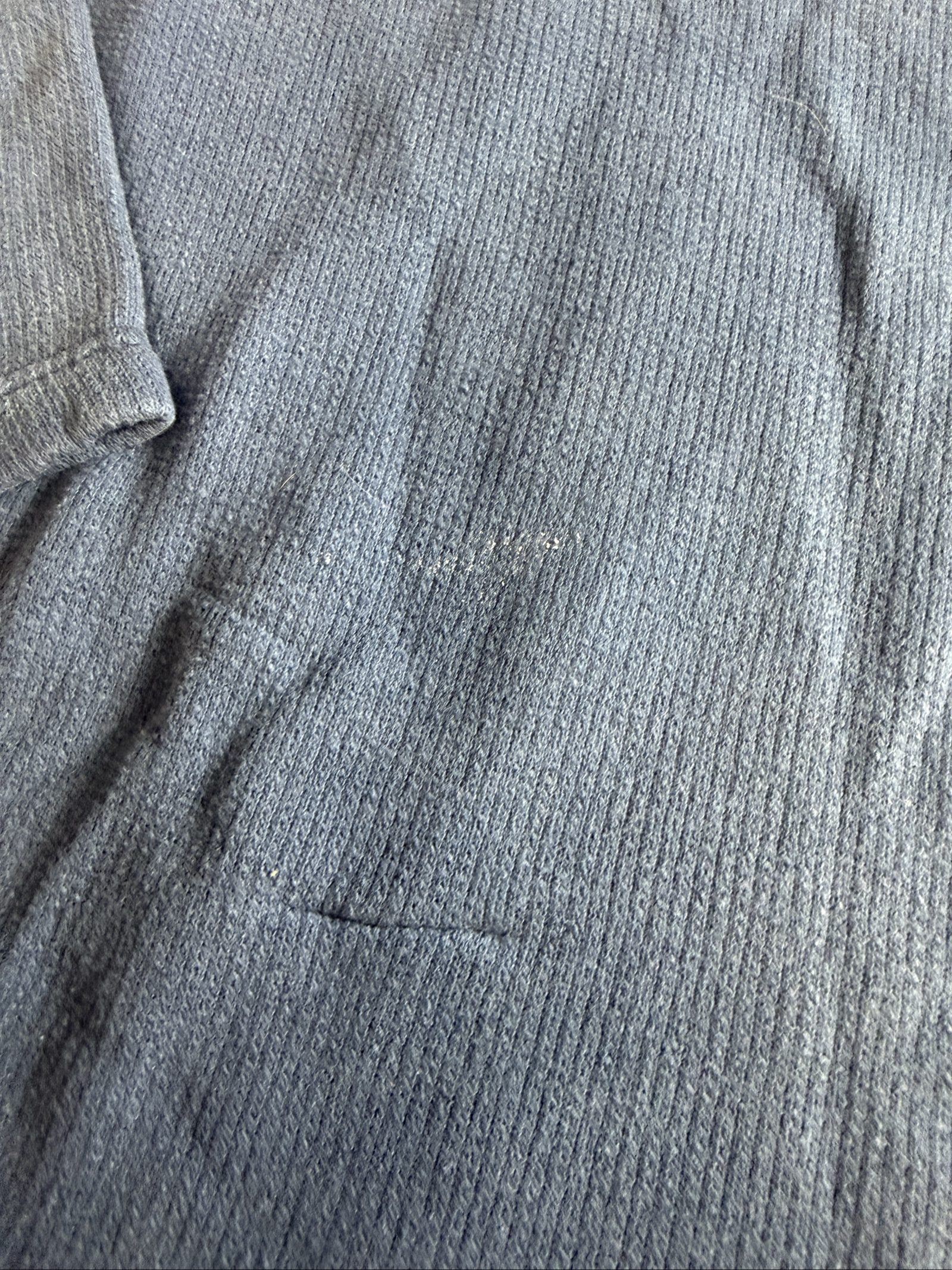 CAT Men’s Blue Thermal Henley Long Sleeve Shirt UK L EUR 4 image 4