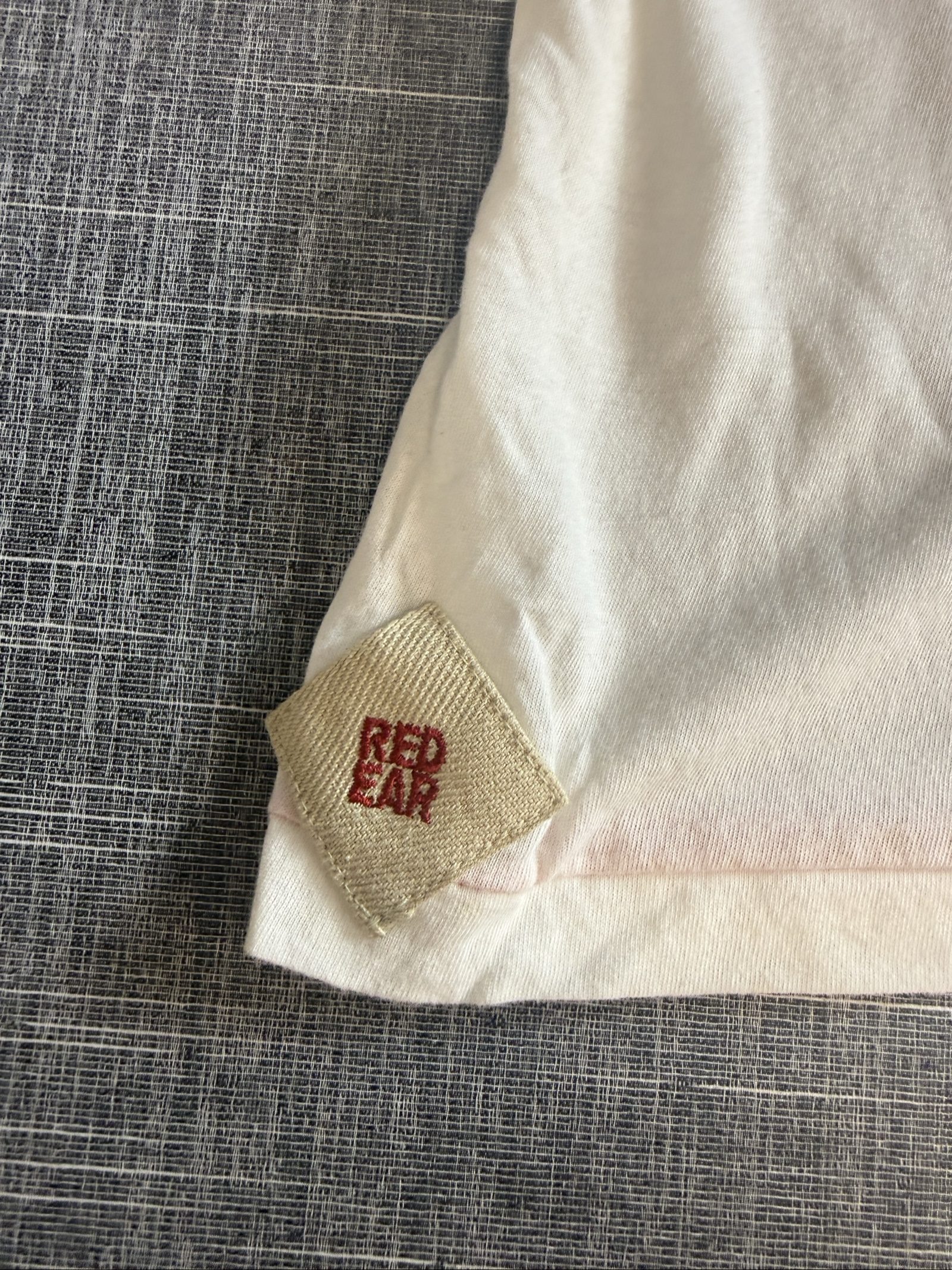 Paul Smith Men’s Red Ear Graphic Print T-Shirt Large White Cotton image 2