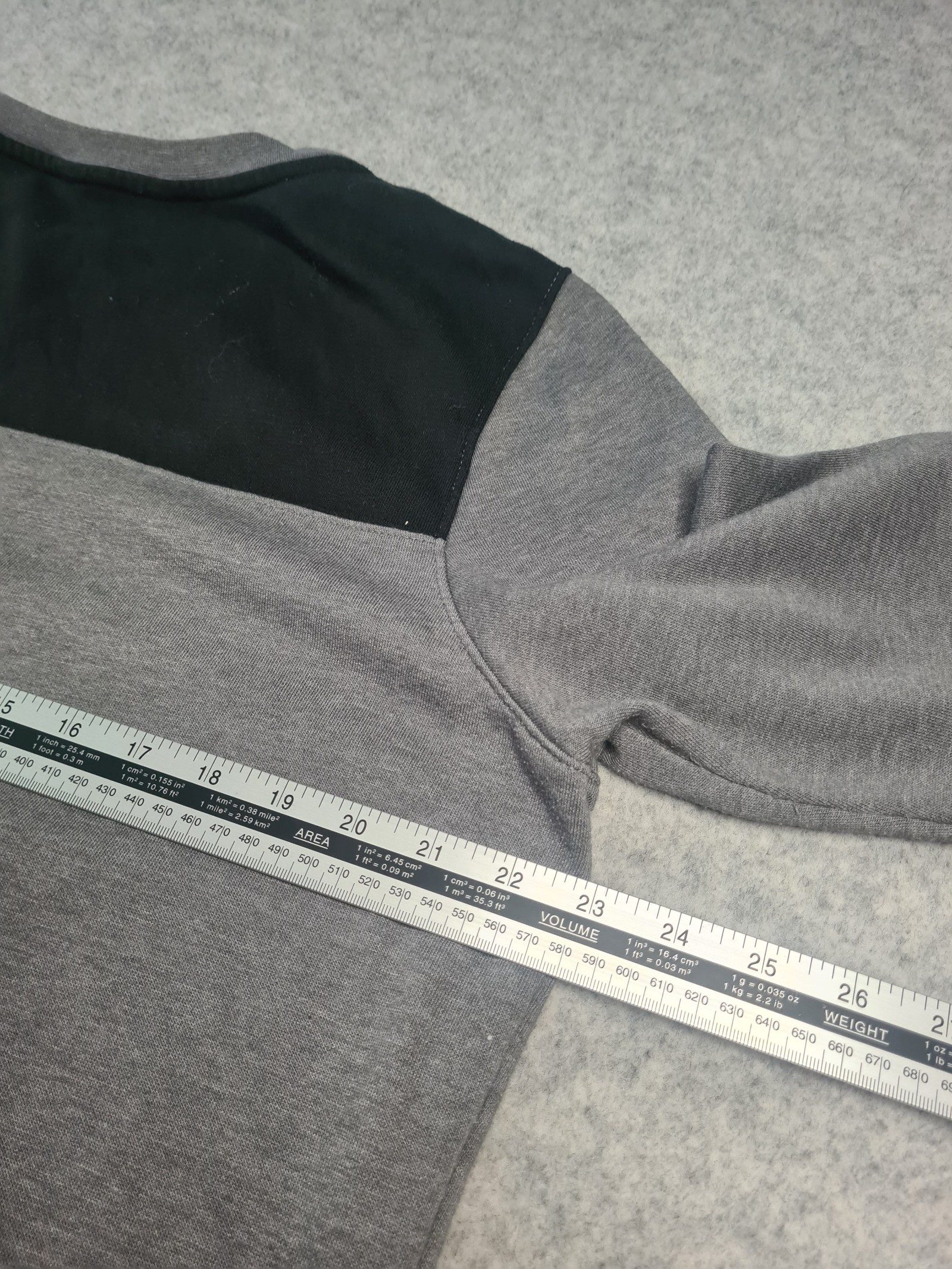 The North Face Women’s Grey Black Crew Neck Sweatshirt XL 1150 image 6