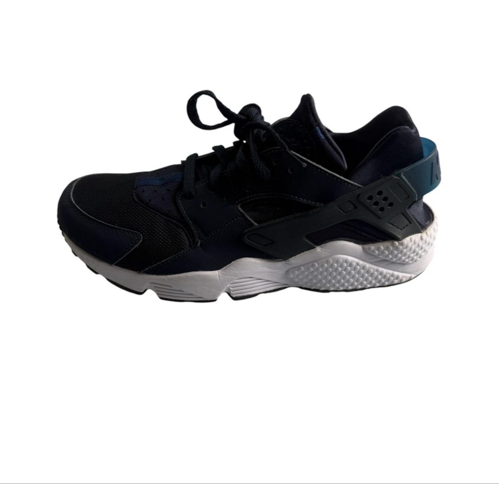 Nike Mens Air Huarache 2015 Trainers UK 9.5 EU 44.5 Midnight Navy 318429-444 ⸻ image 2