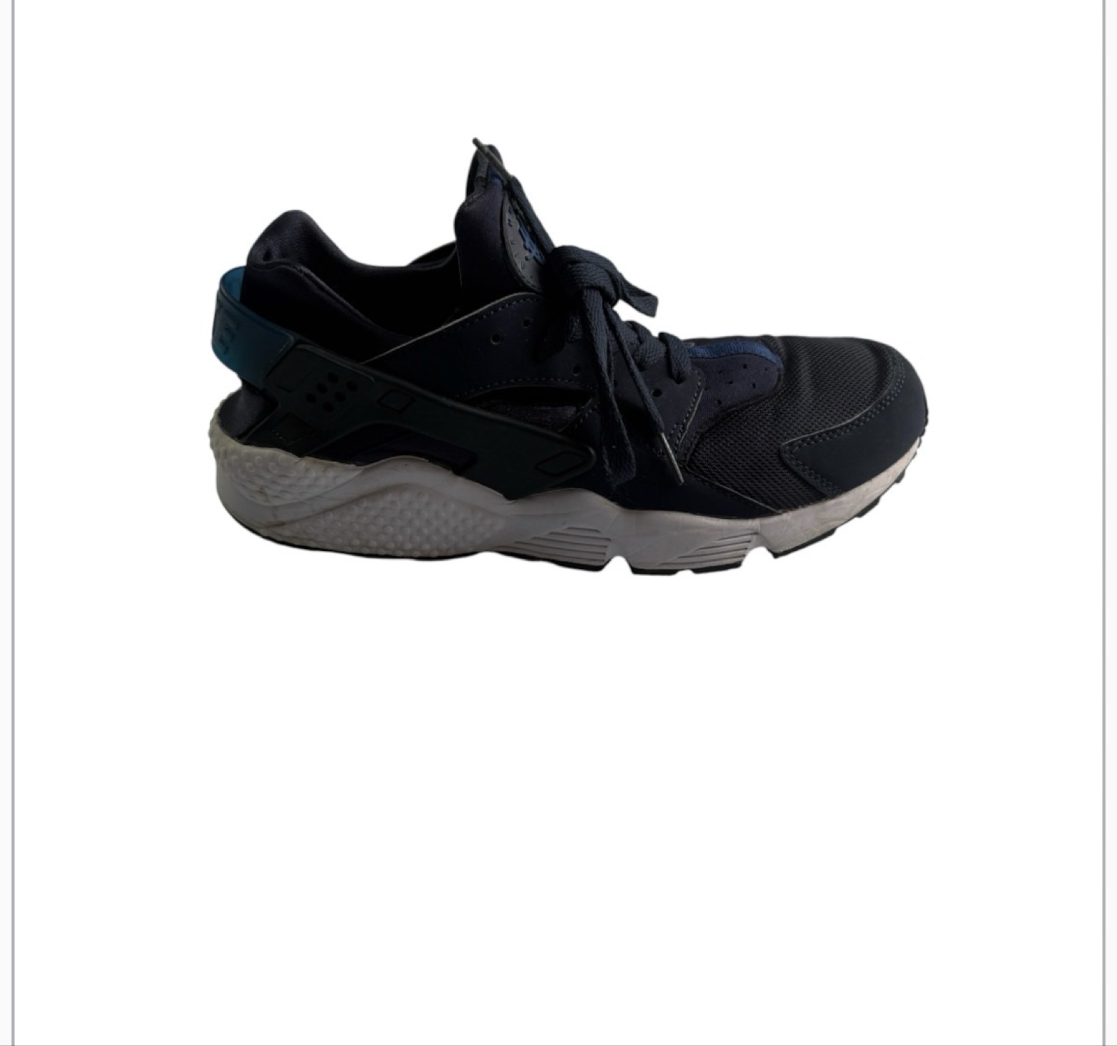 Nike Mens Air Huarache 2015 Trainers UK 9.5 EU 44.5 Midnight Navy 318429-444 ⸻ image 10