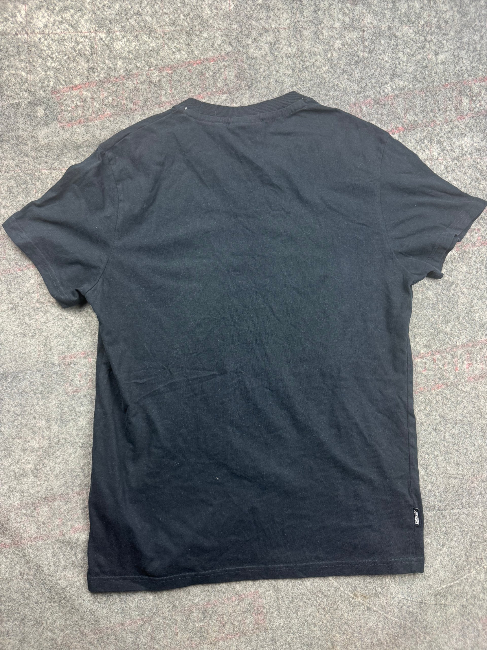 Superdry Navy Logo T-Shirt XL Boys Embroidered Logo image 4