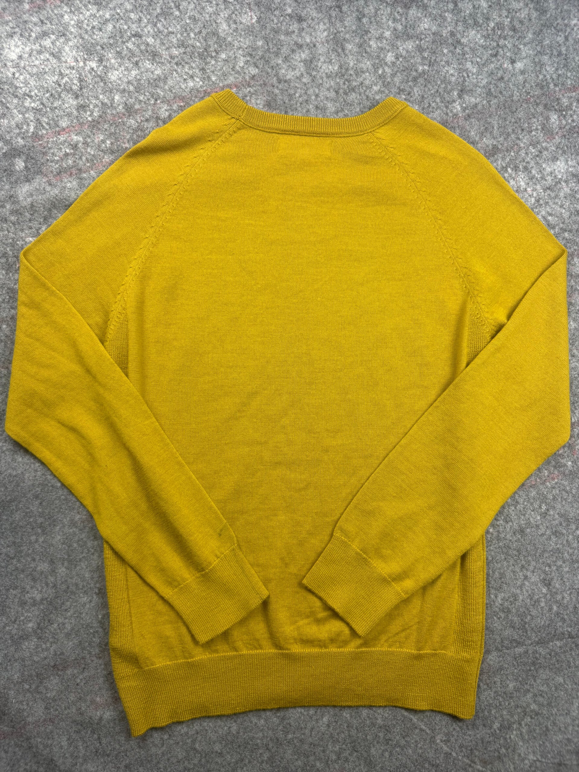 Jasper Conran Mustard Merino Wool Blend Crew Jumper Men’s M image 8
