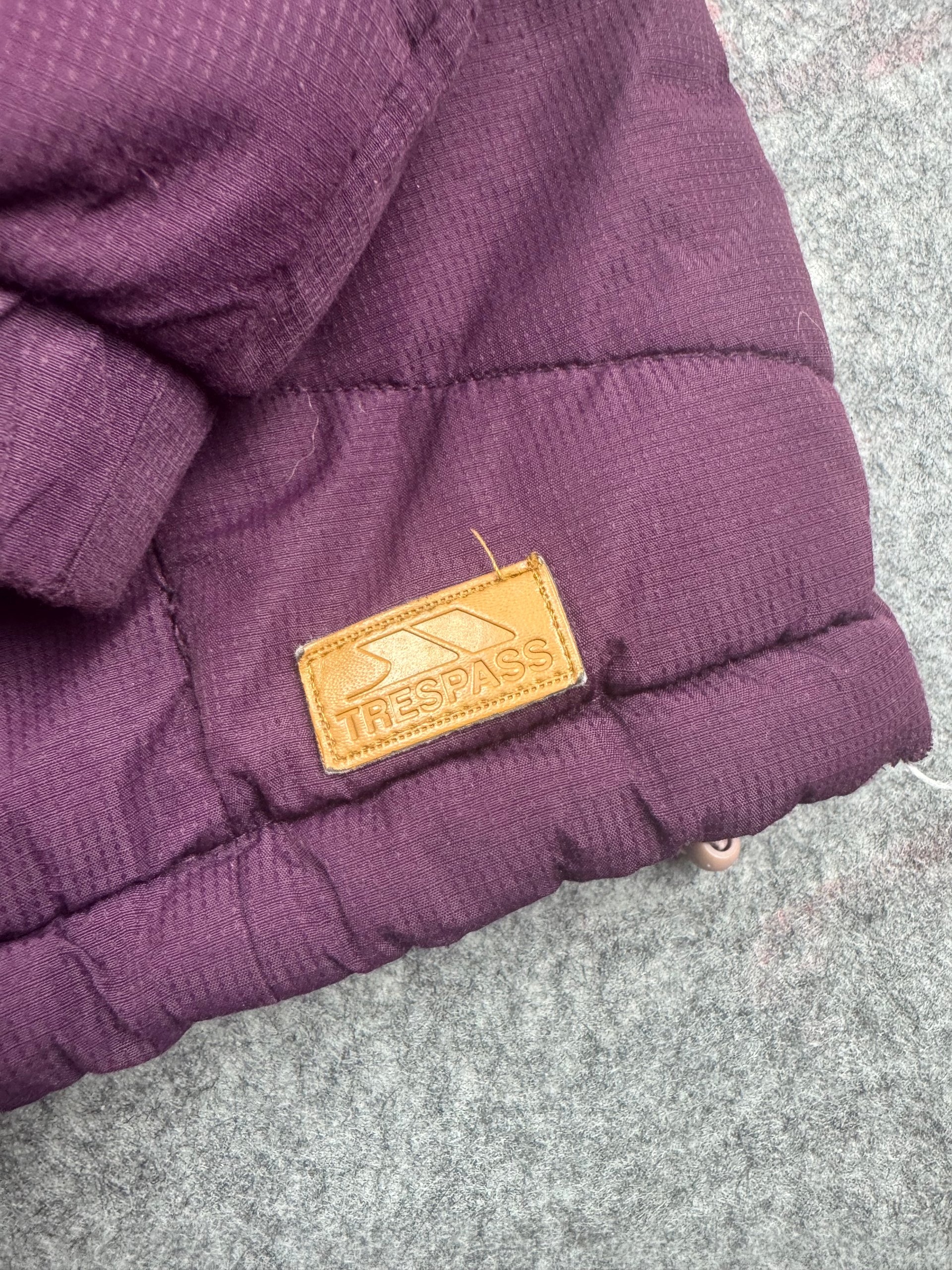 Trespass Plum Padded Hooded Coat Women’s XL Waterproof 2000mm image 3