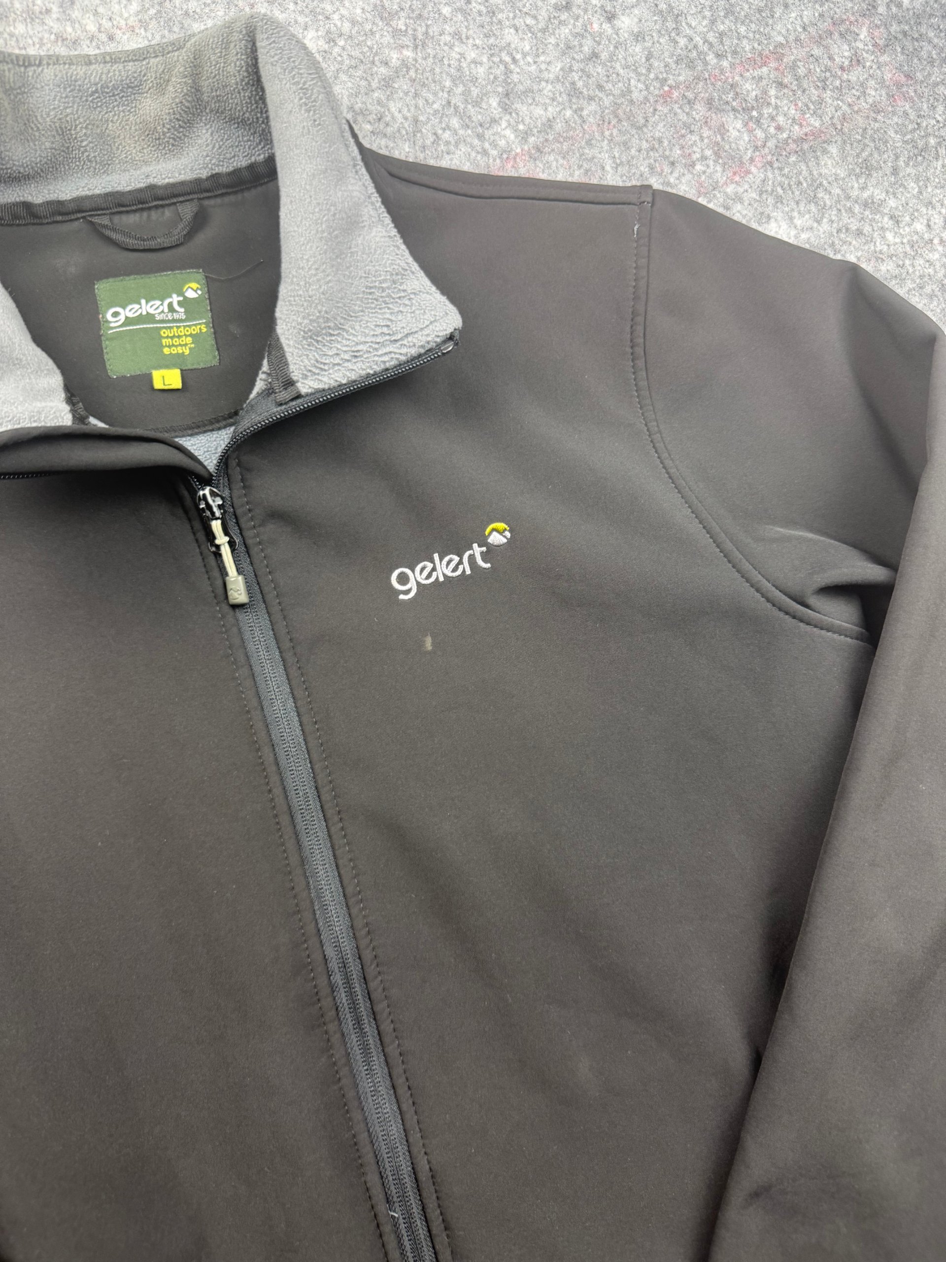 Gelert Black Softshell Fleece Liner Jacket Men’s Large image 2