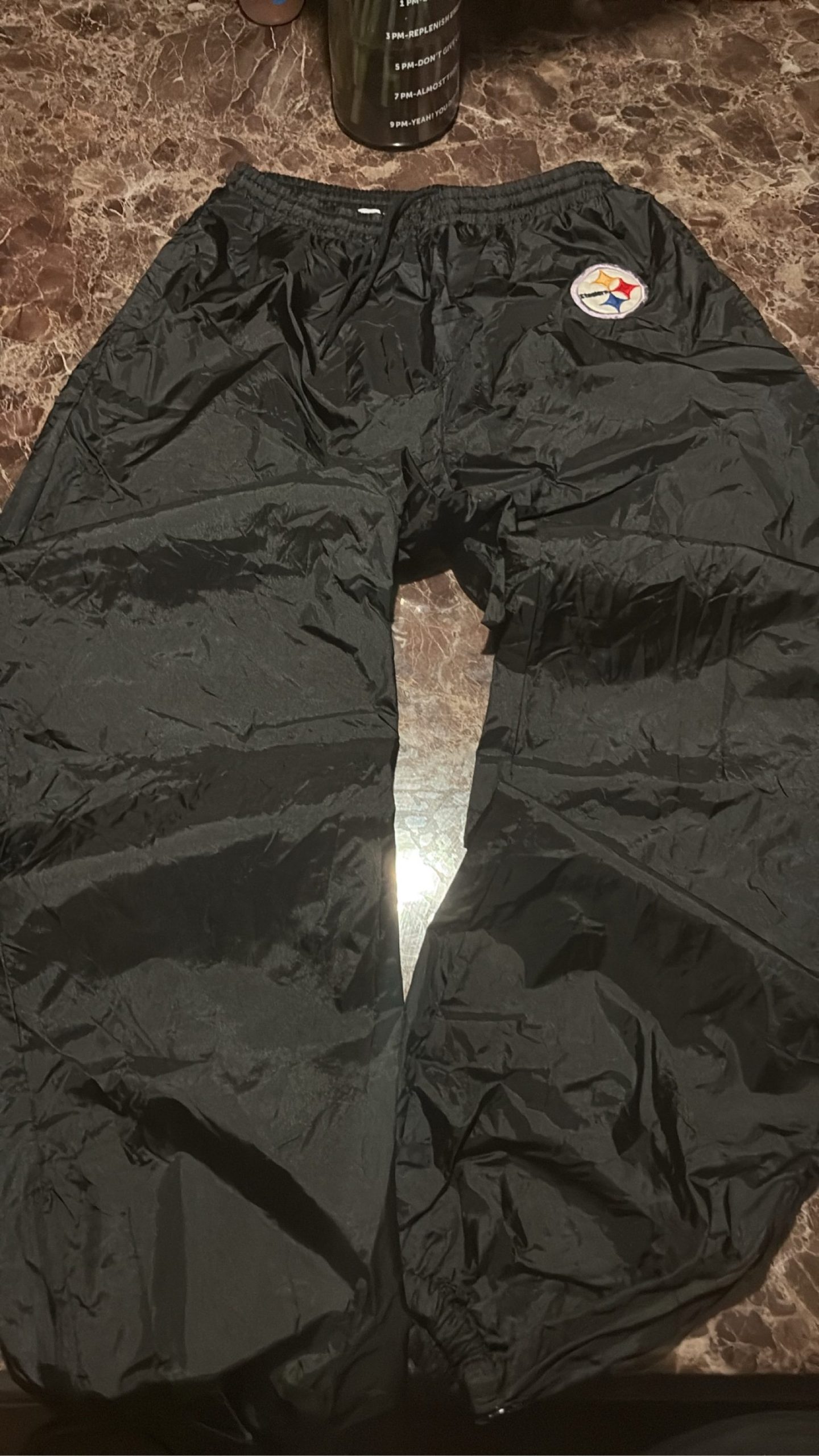 Pro Player Black NFL Steelers Track Pants Medium