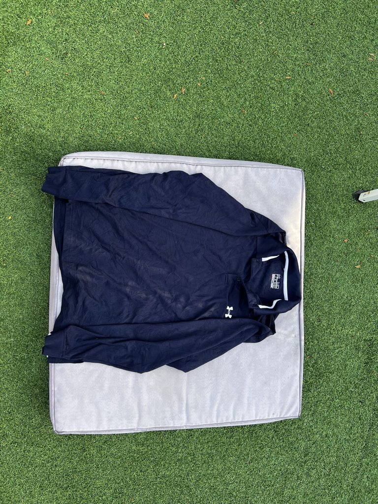 Under Armour Men's Navy Loose HeatGear Long Sleeve Top Large