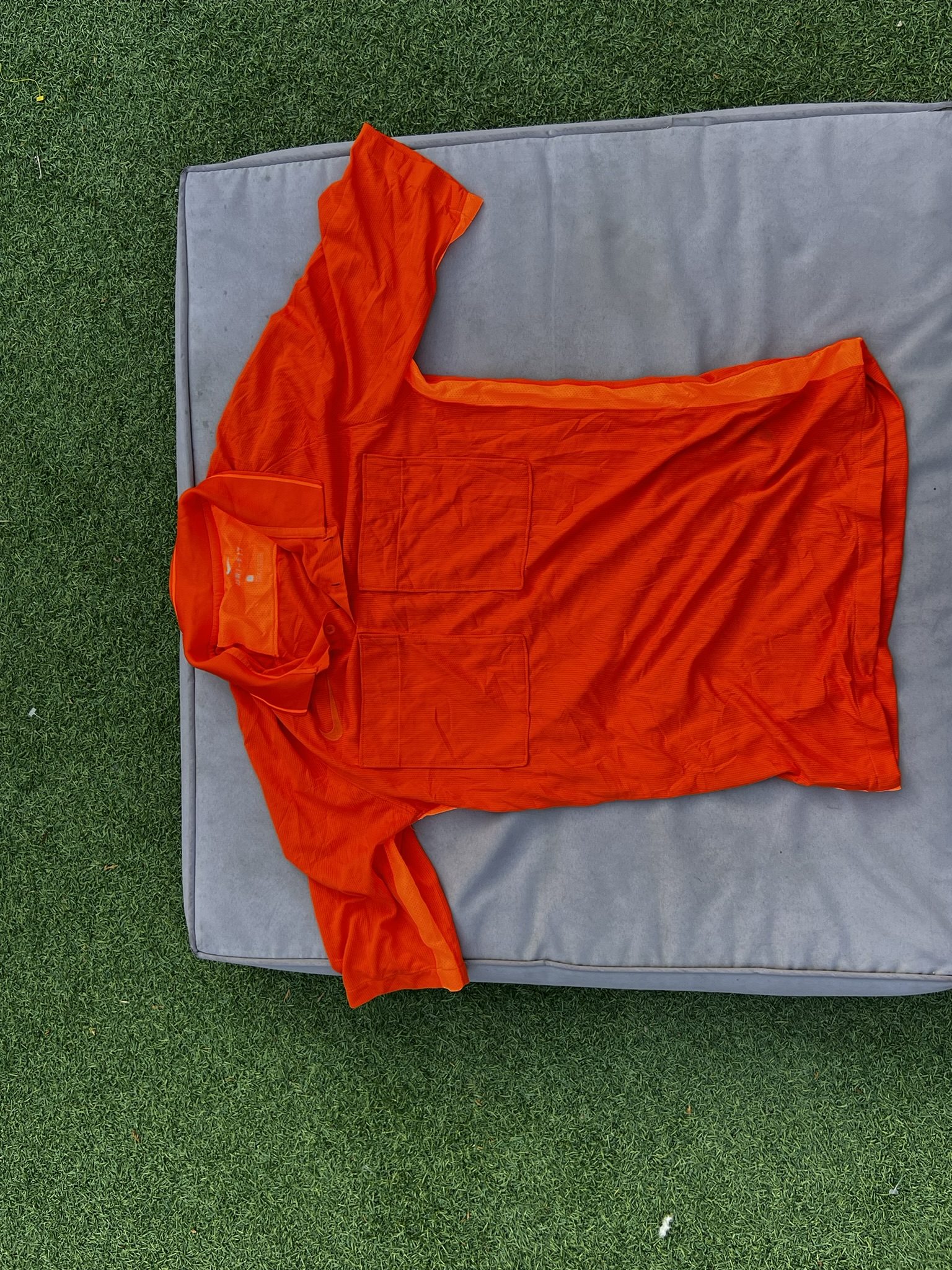 Nike Orange Dri-FIT Polo Shirt Medium