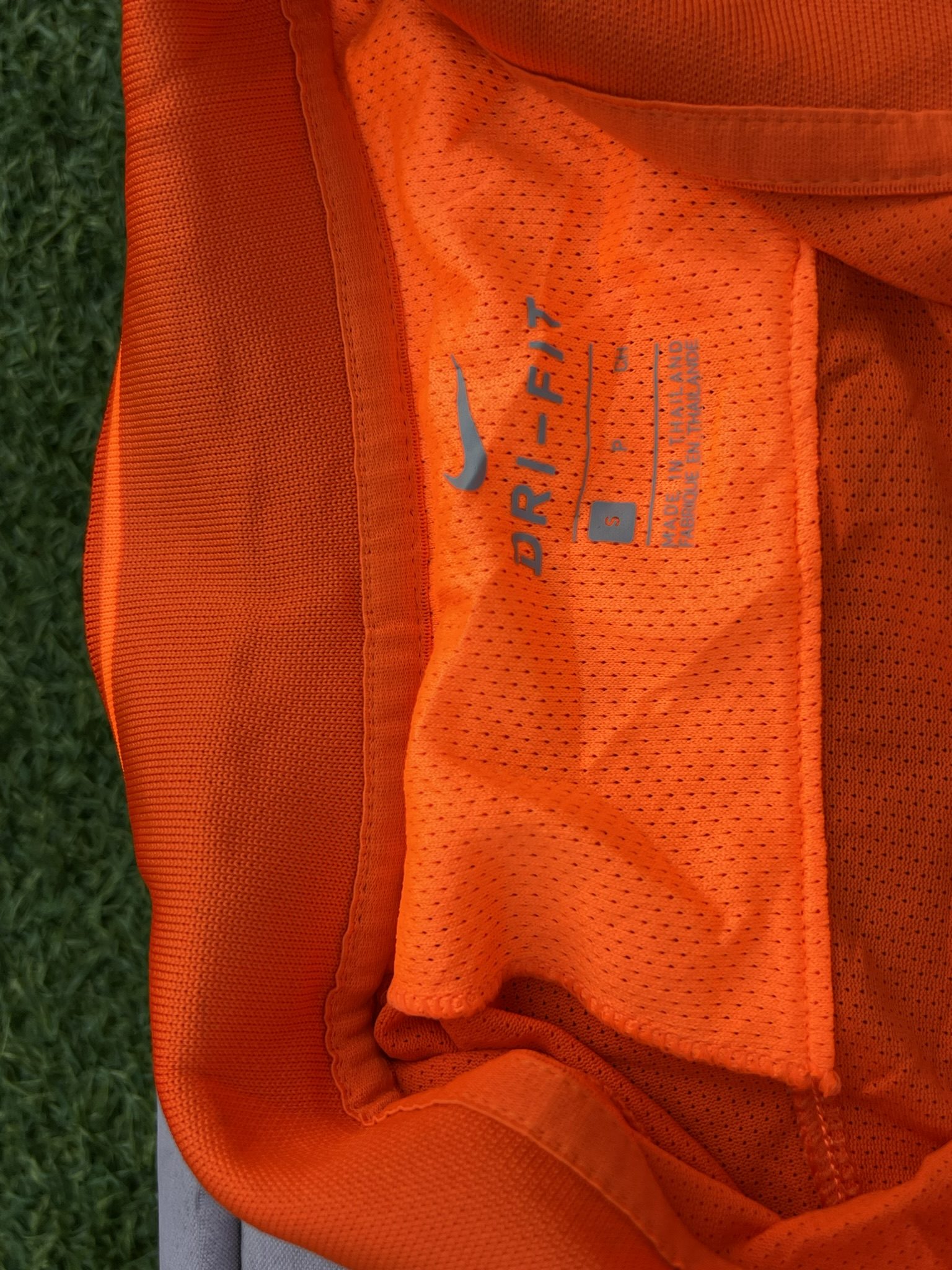 Nike Orange Dri-FIT Polo Shirt Medium image 3