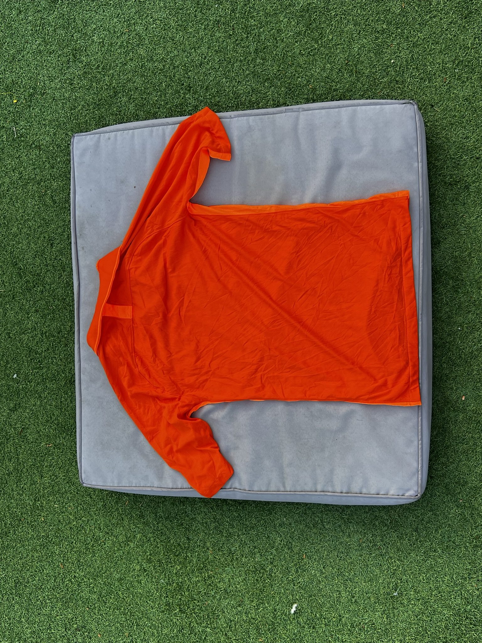 Nike Orange Dri-FIT Polo Shirt Medium image 4