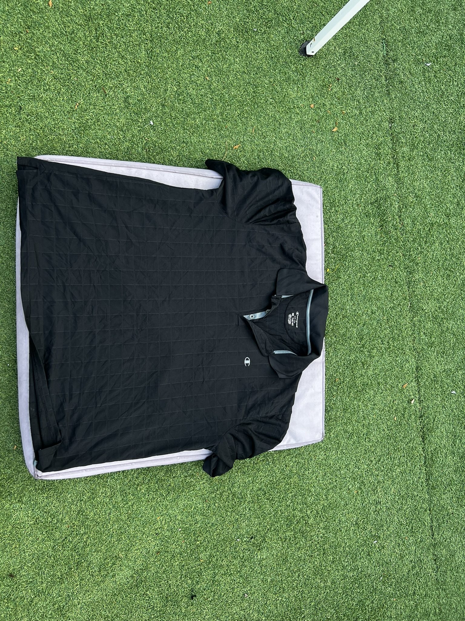 Champion Men's Black Polo Shirt 2XL Lightweight