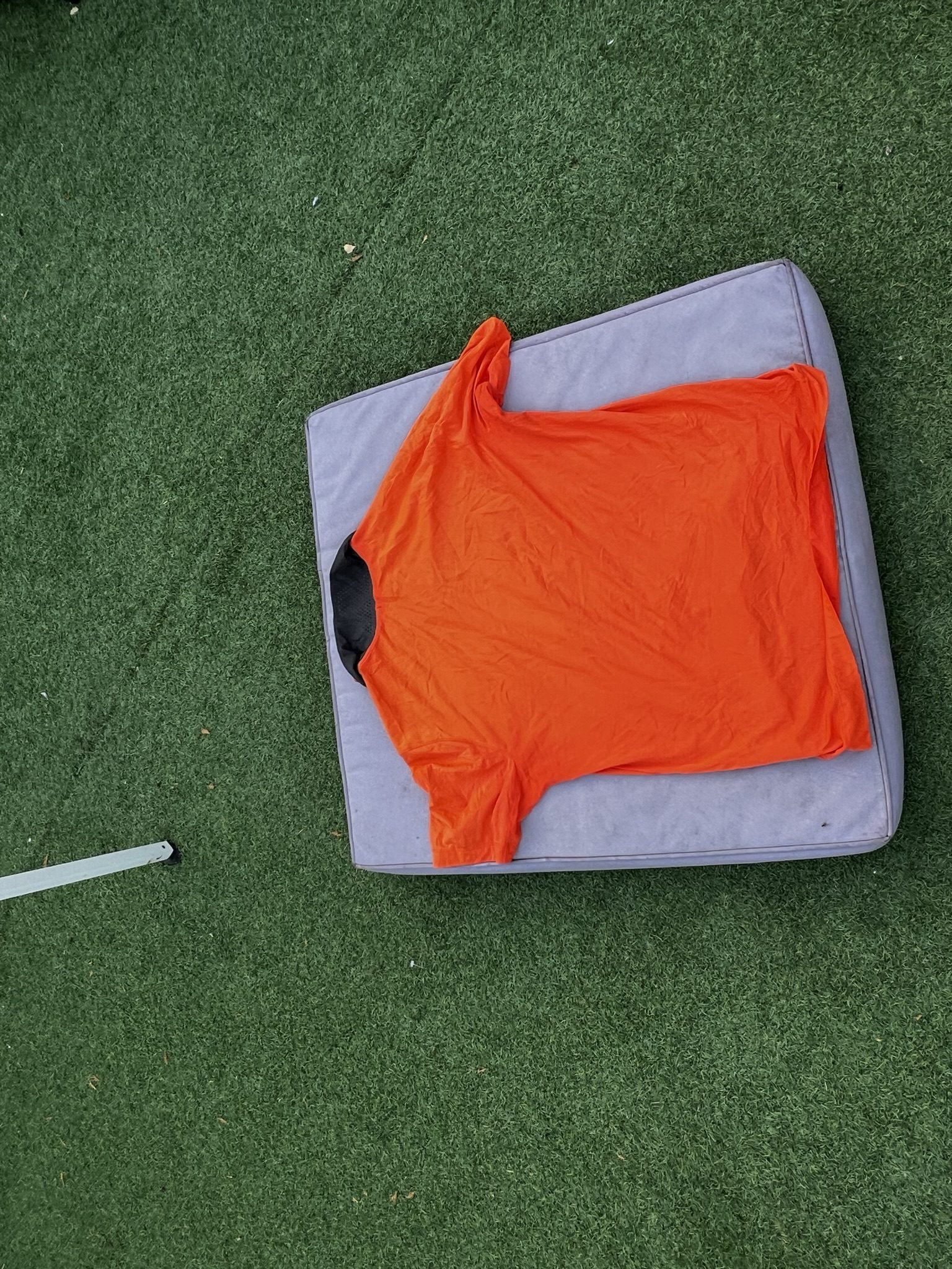 Nike Men's Orange Golf Polo Shirt Large Dri-FIT image 3