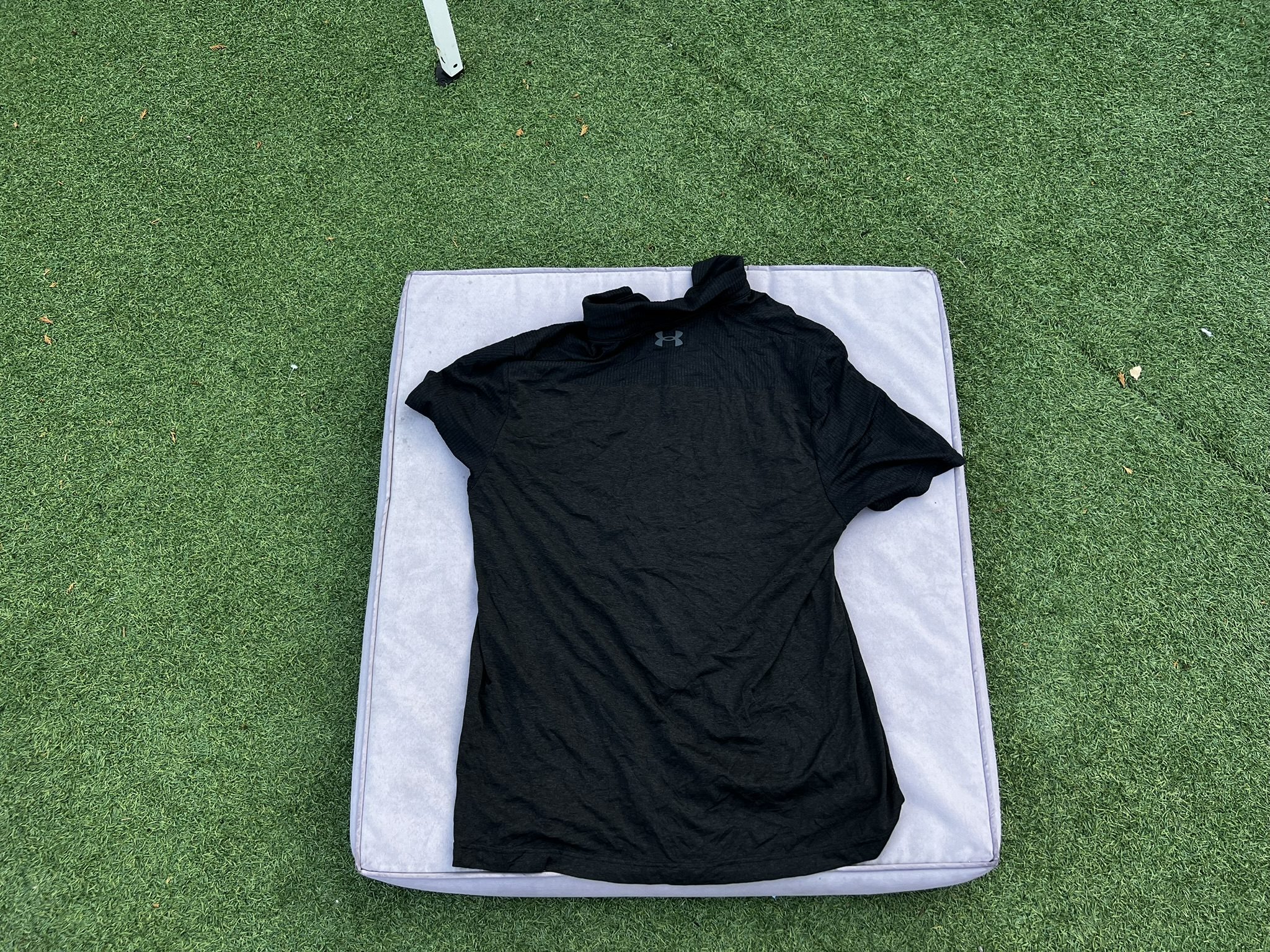 Under Armour Black ColdGear Polo Shirt Large image 4